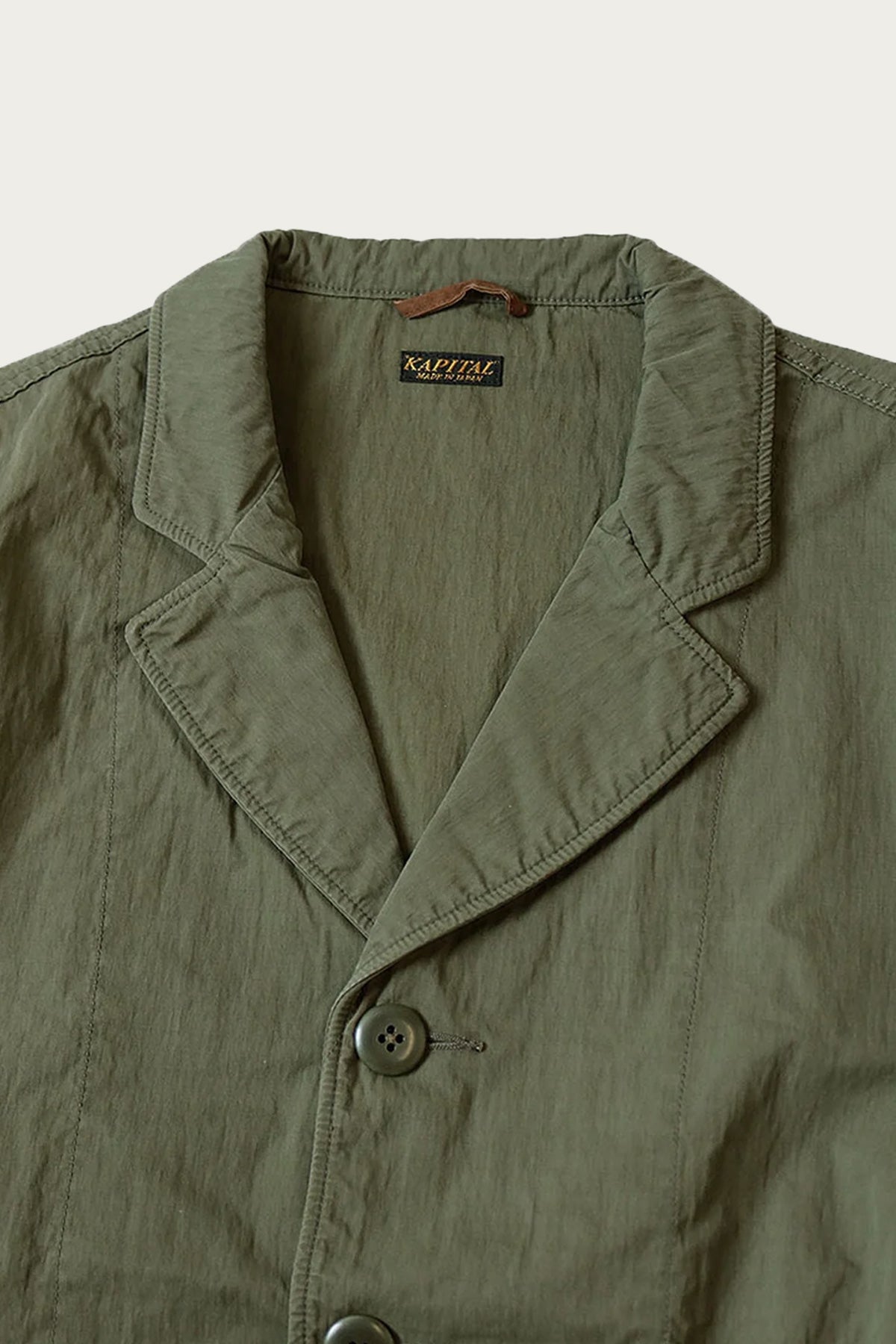 Kapital - Rip-Stop HOSPITAL Jacket - Khaki - Canoe Club