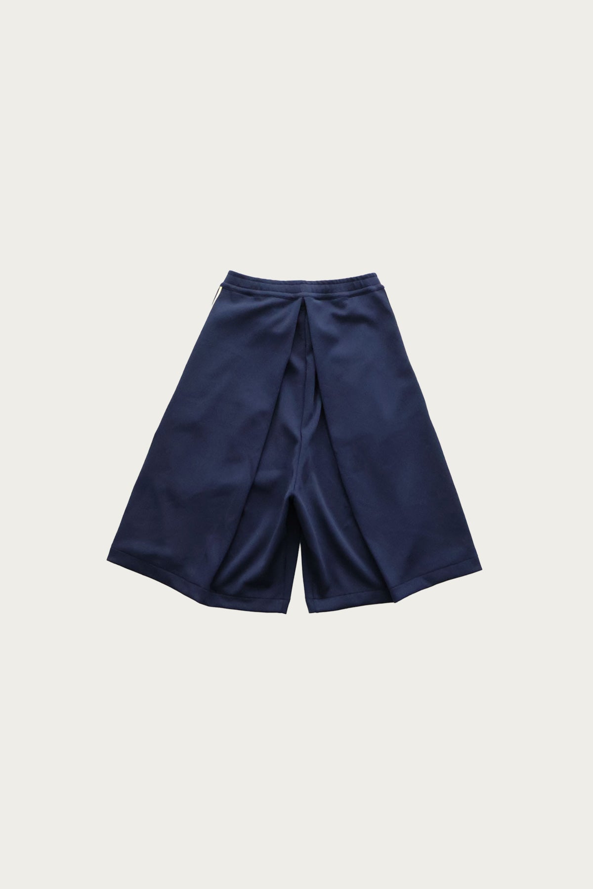Kapital - Smooth Jersey KOME-KOME Track Jorts (BannerStripe) - Navy - Canoe Club