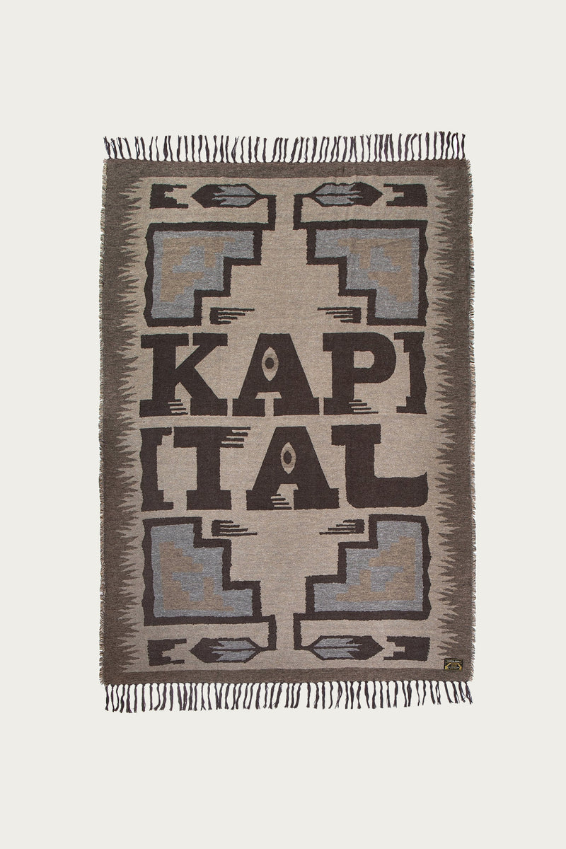 KAPITAL SPEAKEASY Blanket | Brown | Canoe Club