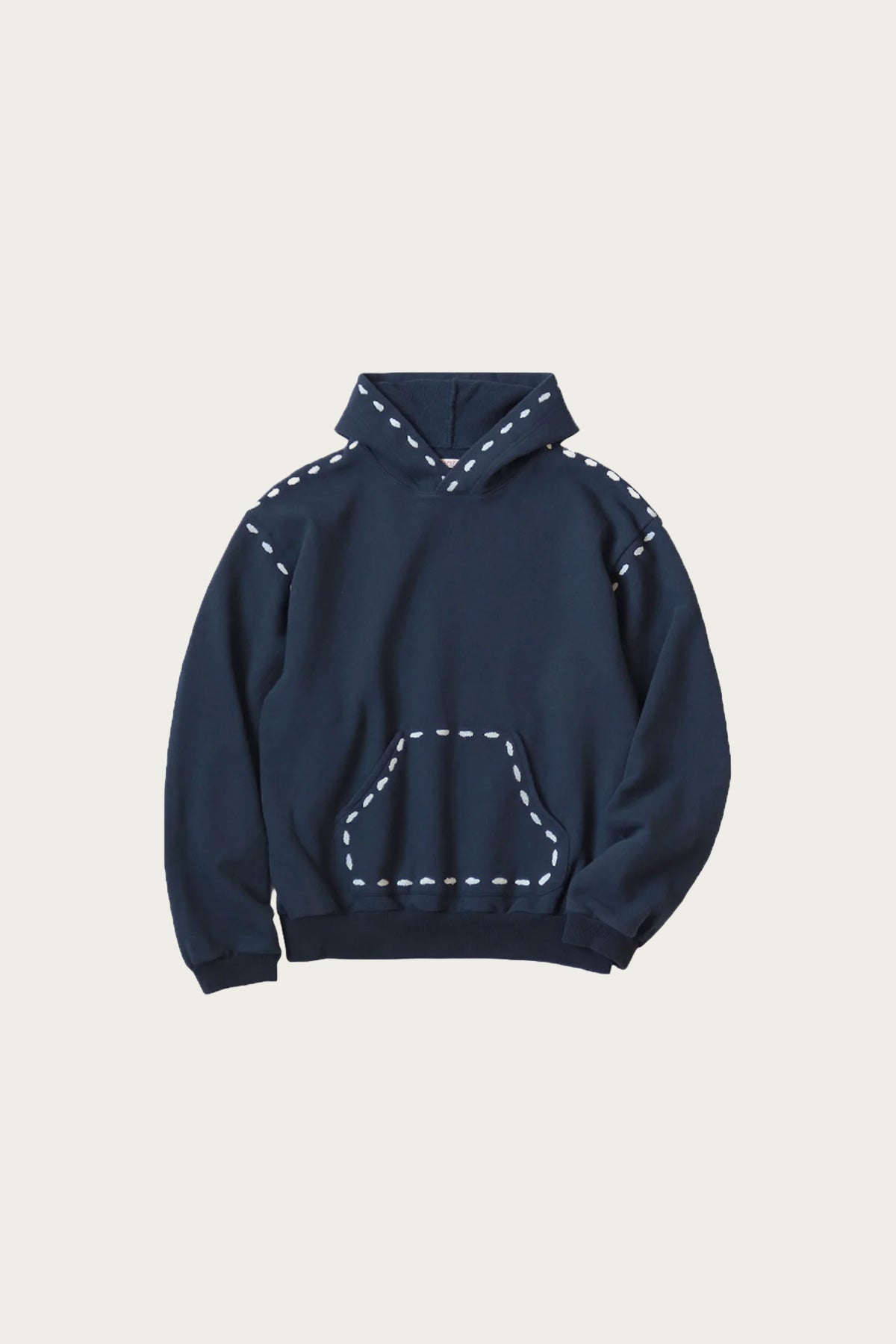 Kapital - SWT Knit MARIONETTE Hoodie - Navy - Canoe Club