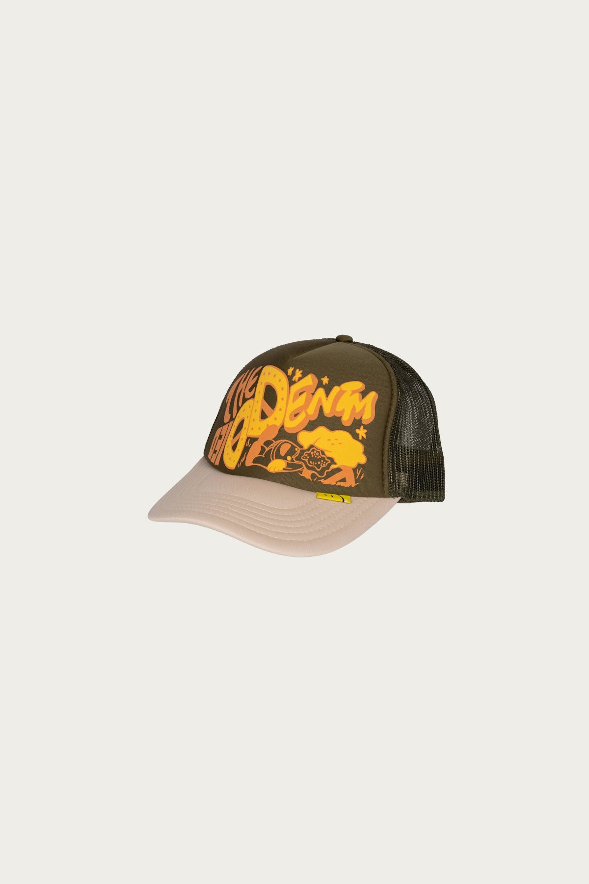 Kapital - TH.D.D.Track Cap - Olive/Beige - Canoe Club