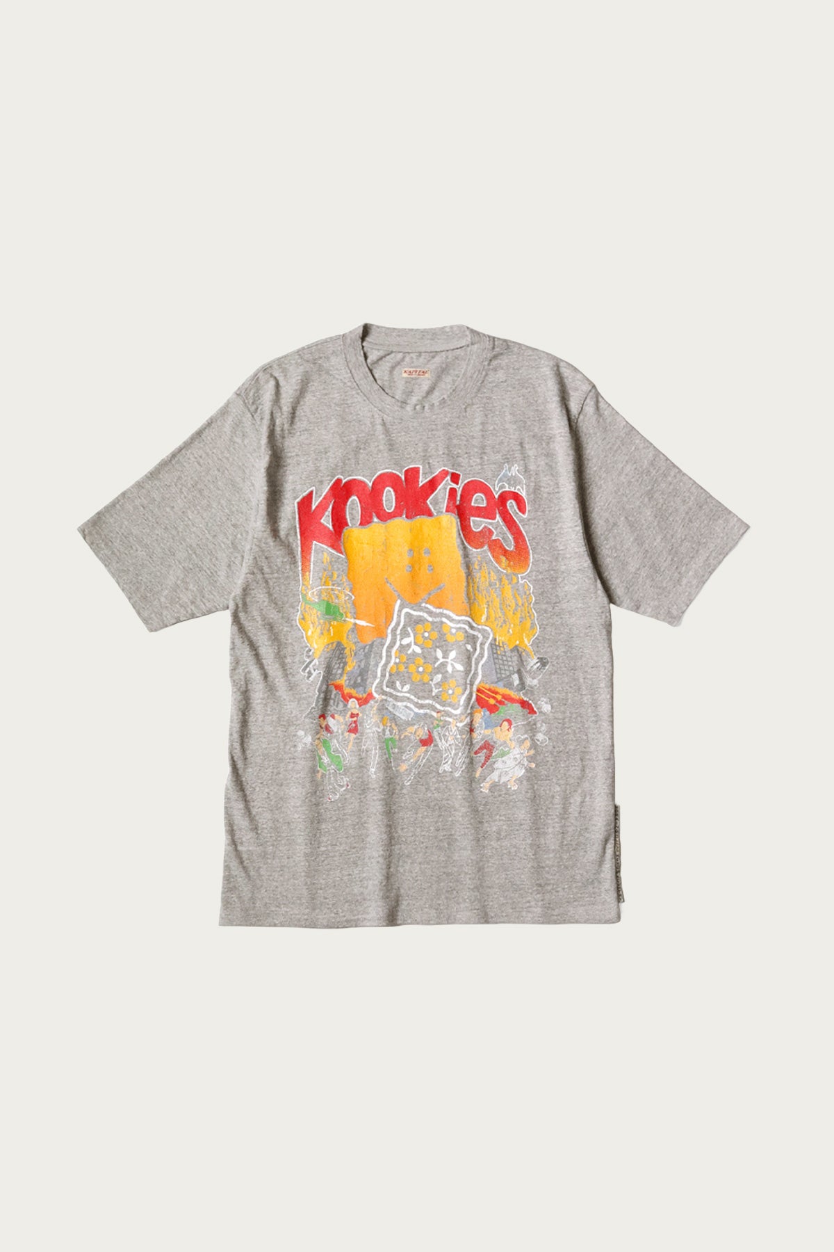 Kapital - TOP Jersey Crew T (BUSTER PECKISH BOWY) - Grey - Canoe Club