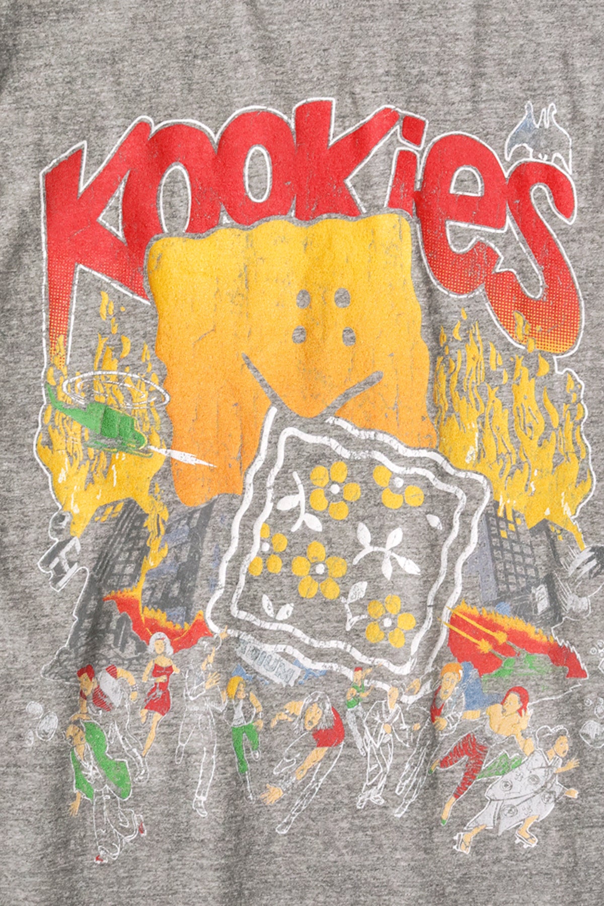 Kapital - TOP Jersey Crew T (BUSTER PECKISH BOWY) - Grey - Canoe Club