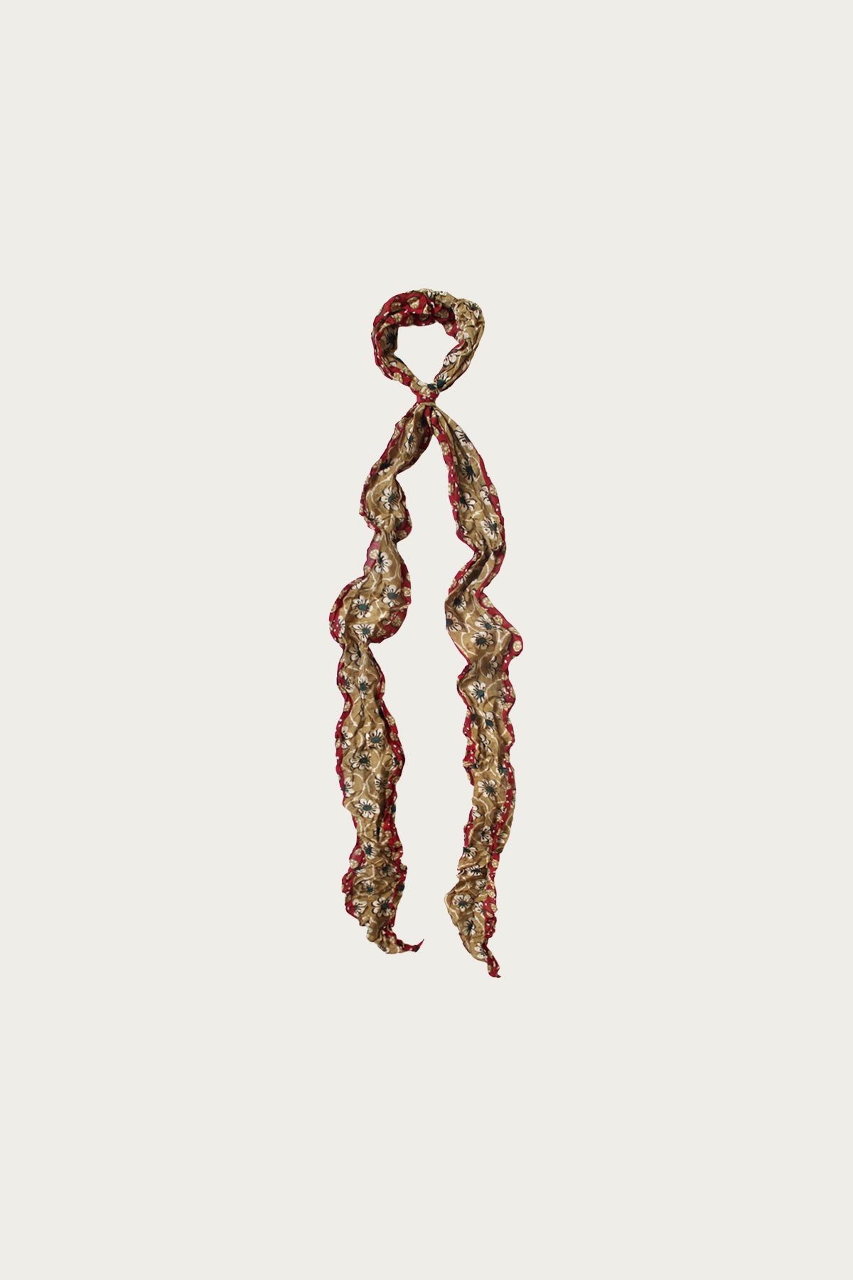 Kapital - WASHER Silk MOGA Scarf (CALICO) - Yellow - Canoe Club