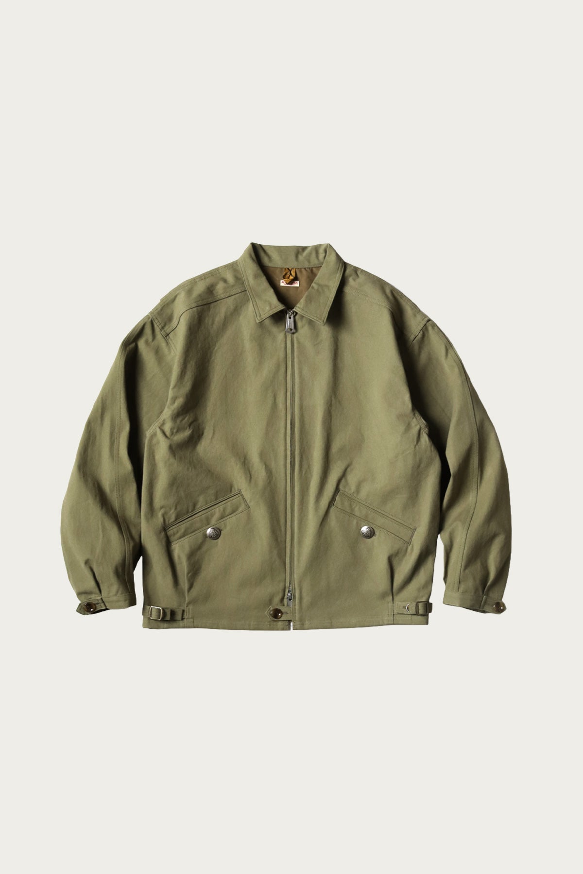 Kapital - Water-Repellent Canvas ZIP-UP KAYAK PAW-PAW Blouson - Khaki - Canoe Club