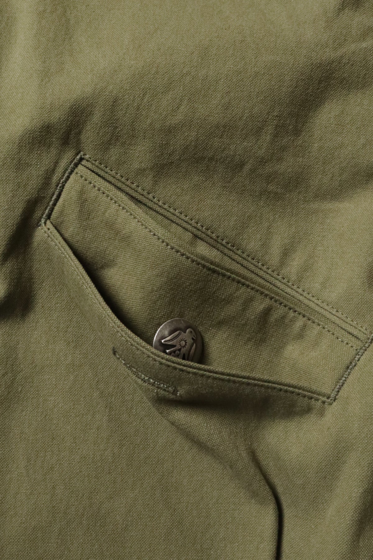 Kapital - Water-Repellent Canvas ZIP-UP KAYAK PAW-PAW Blouson - Khaki - Canoe Club