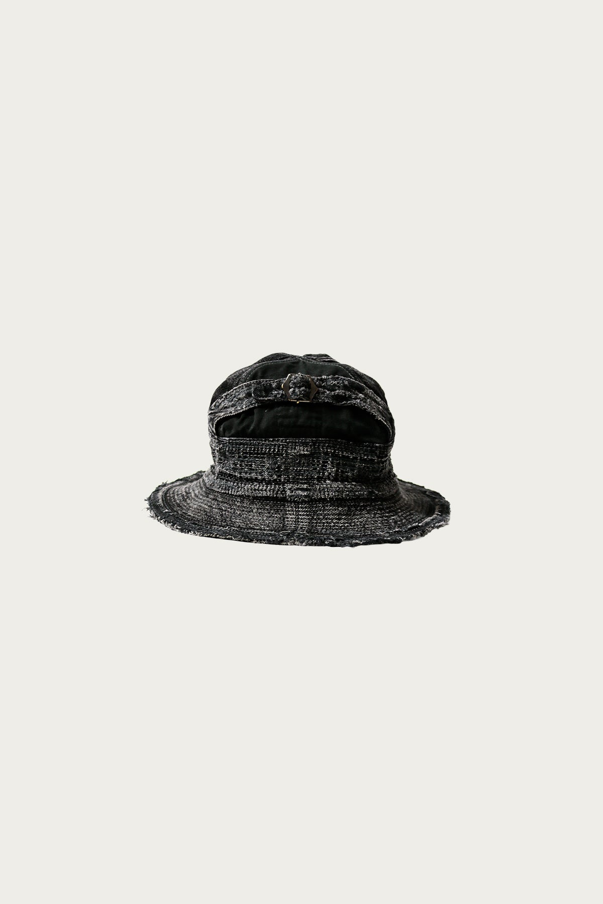 Kapital - 11.5oz BLKxBLK Denim The Old Man And The Sea Hat (Crash Remake) - Canoe Club