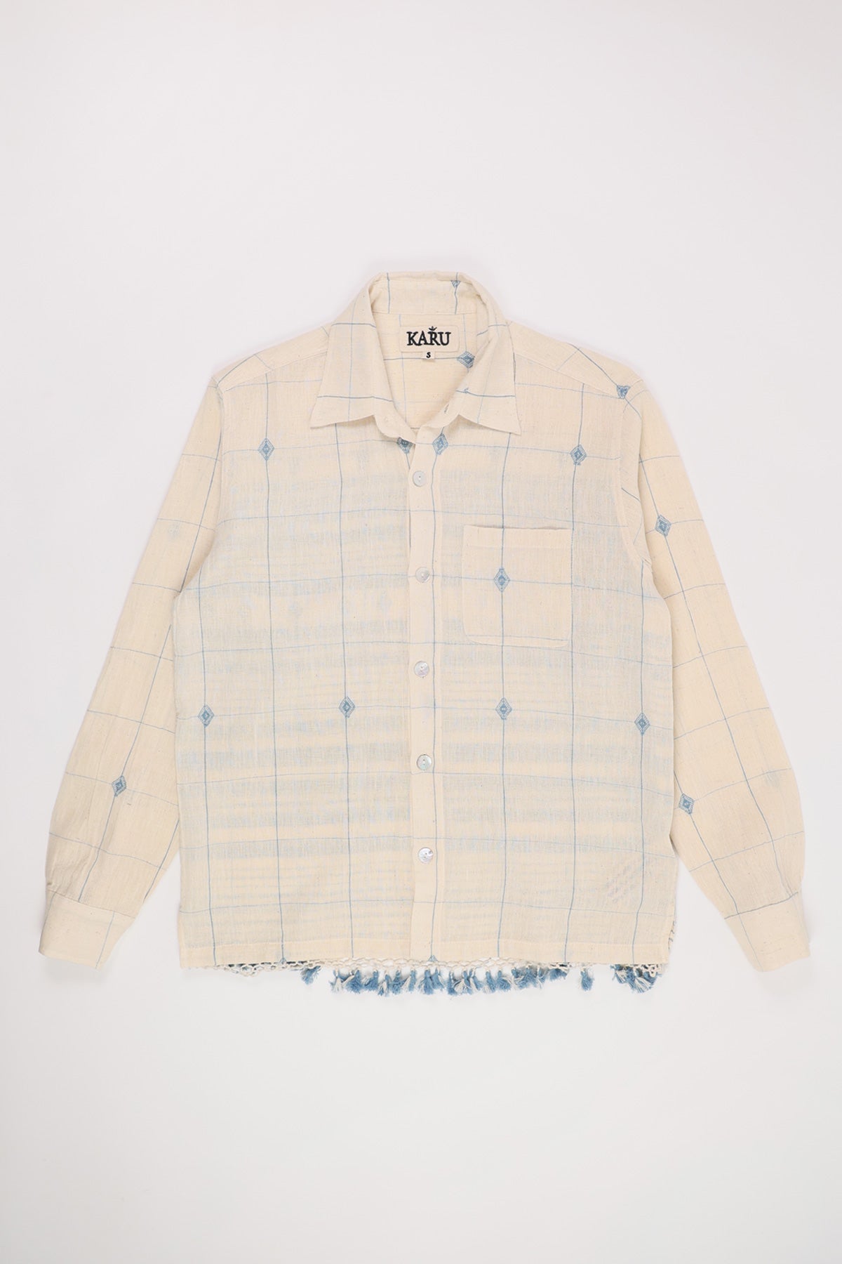 Karu Research - Longsleeve Shirt - Bhujodi Weaving - Canoe Club