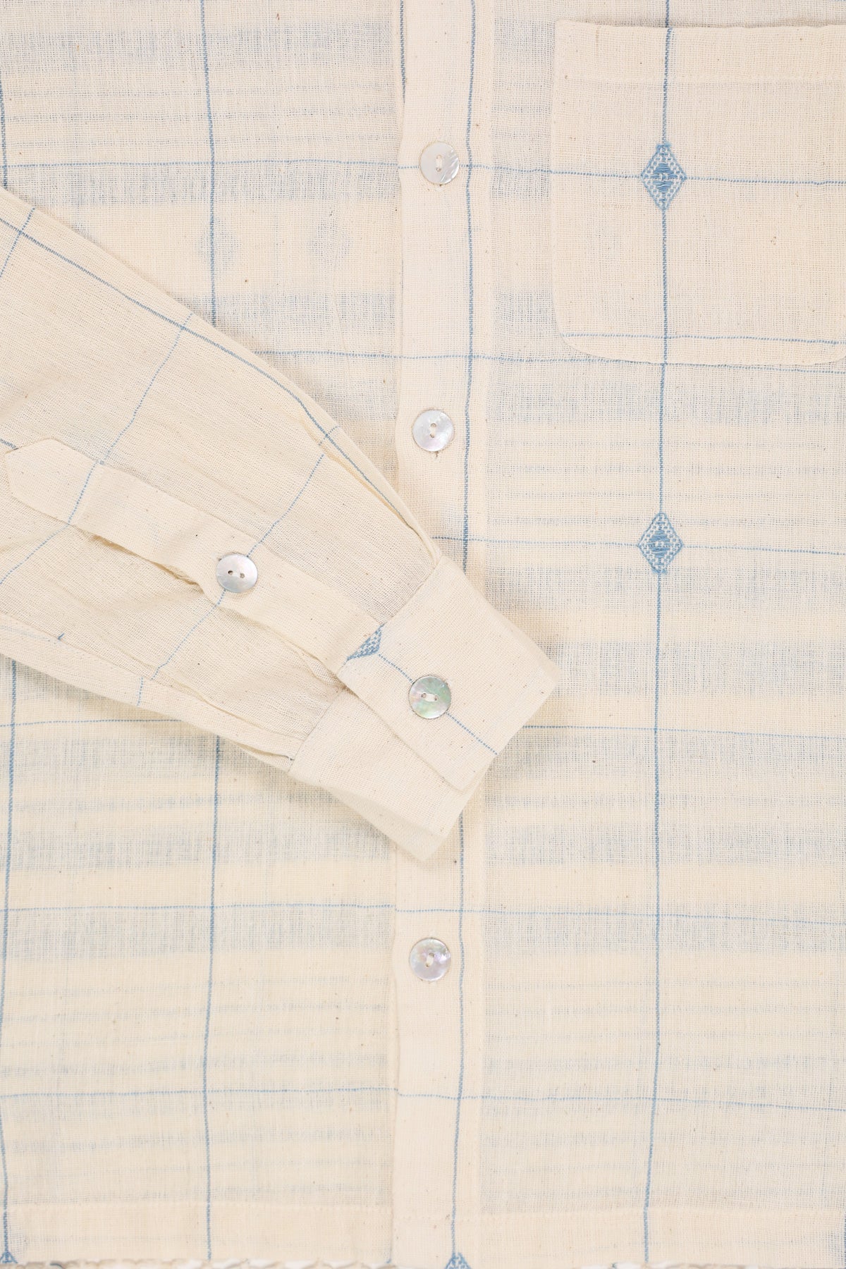 Karu Research - Longsleeve Shirt - Bhujodi Weaving - Canoe Club