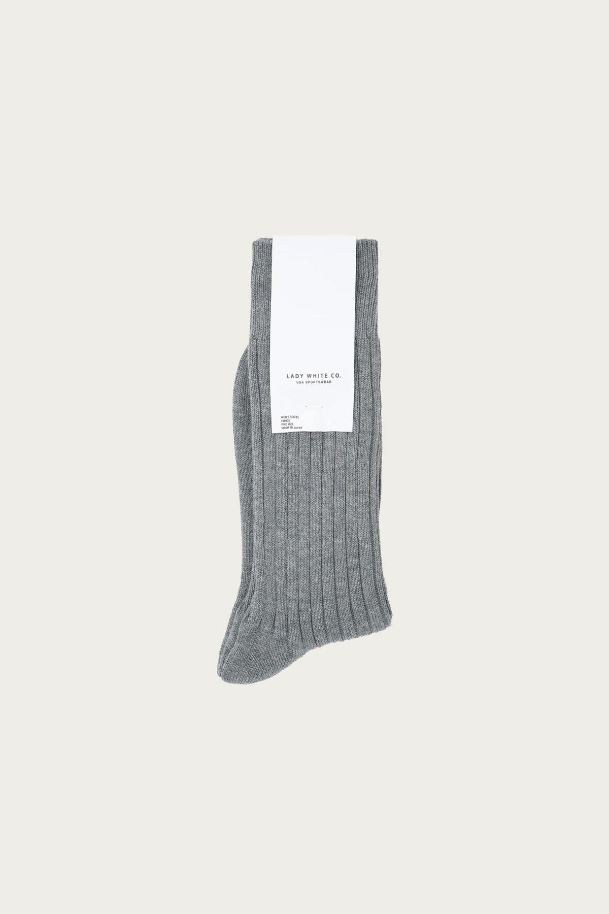 Lady White Co. - LWC Socks - Dark Grey Melange - Canoe Club