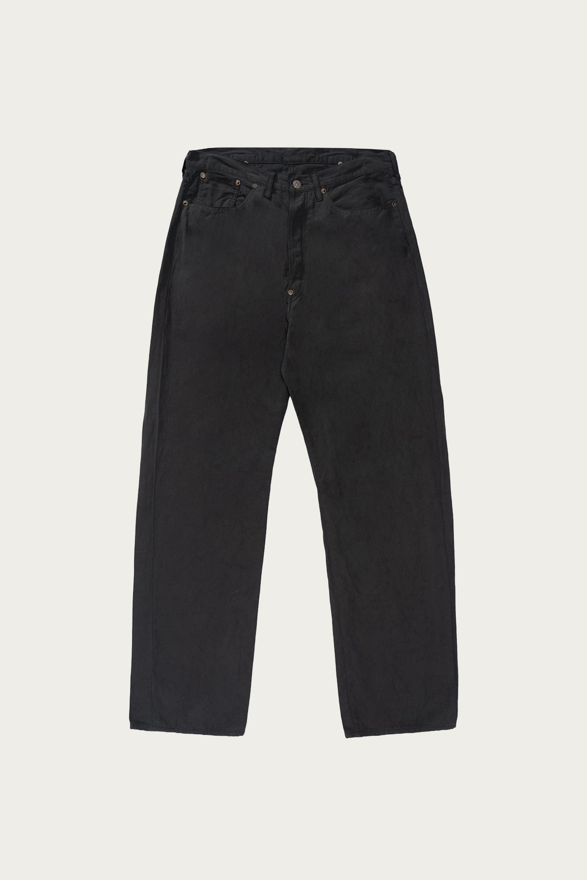 Lady White Co. - Lady White Co. x Kaptain Sunshine Cotton/Linen Trousers - Charcoal - Canoe Club