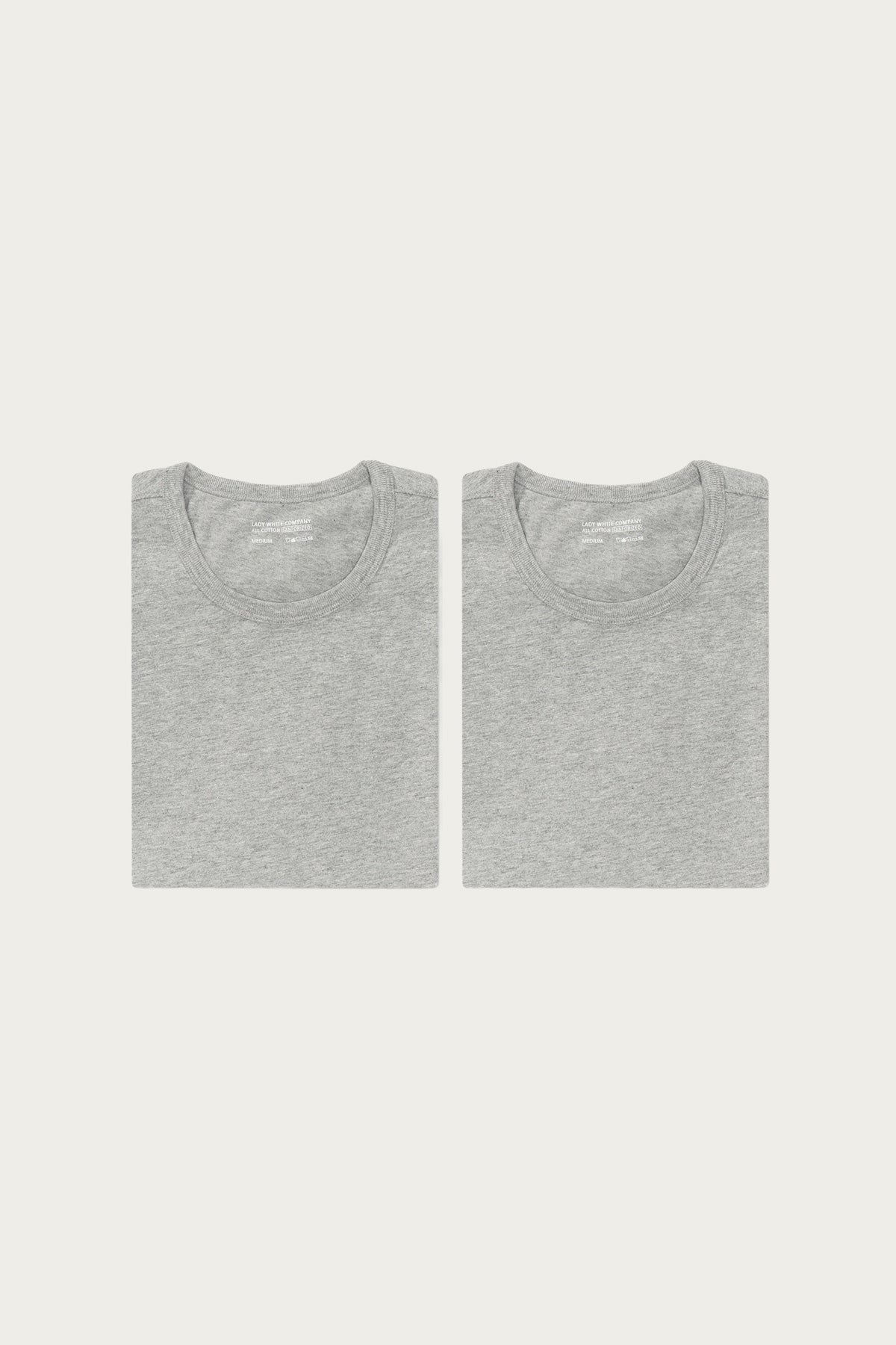 Lady White Co. - Our T-Shirt - Heather Grey - Canoe Club