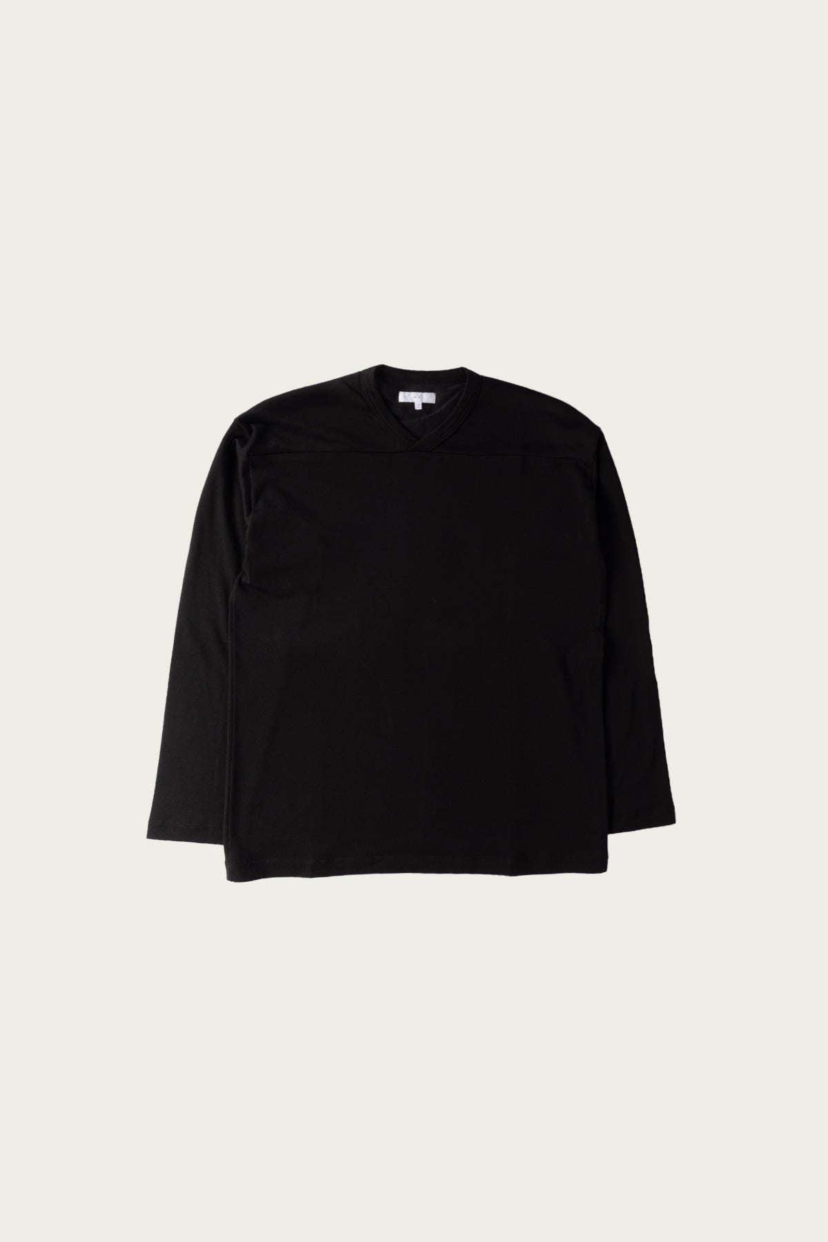Lady White Co. - L/S Football T-Shirt - Black - Canoe Club