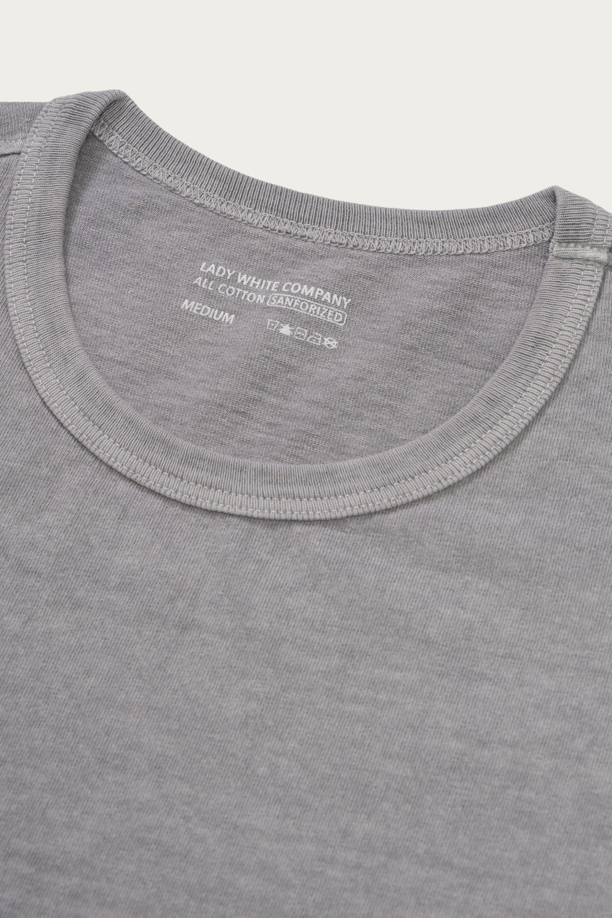Lady White Co. - Our T-Shirt - Pigment Chalk - Canoe Club