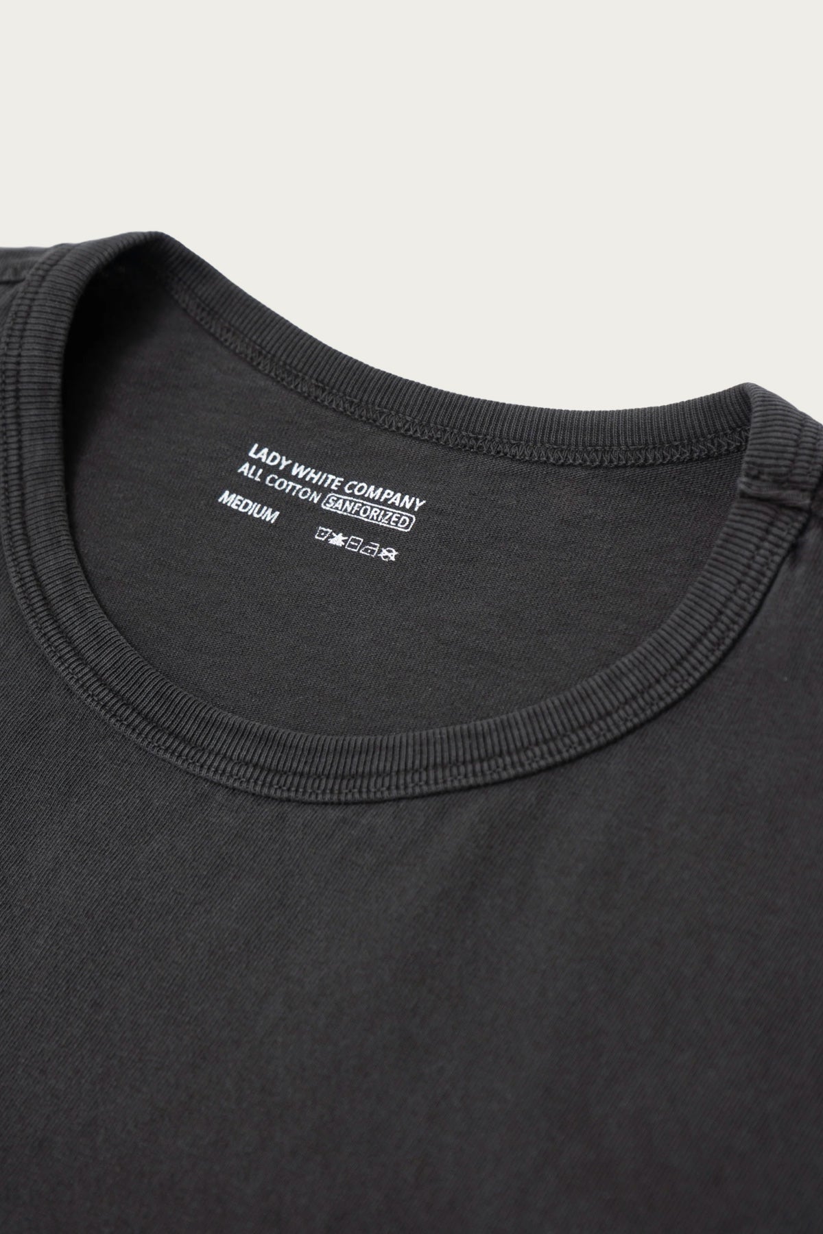 Lady White Co. - Our T-Shirt - Pigment Charcoal - Canoe Club