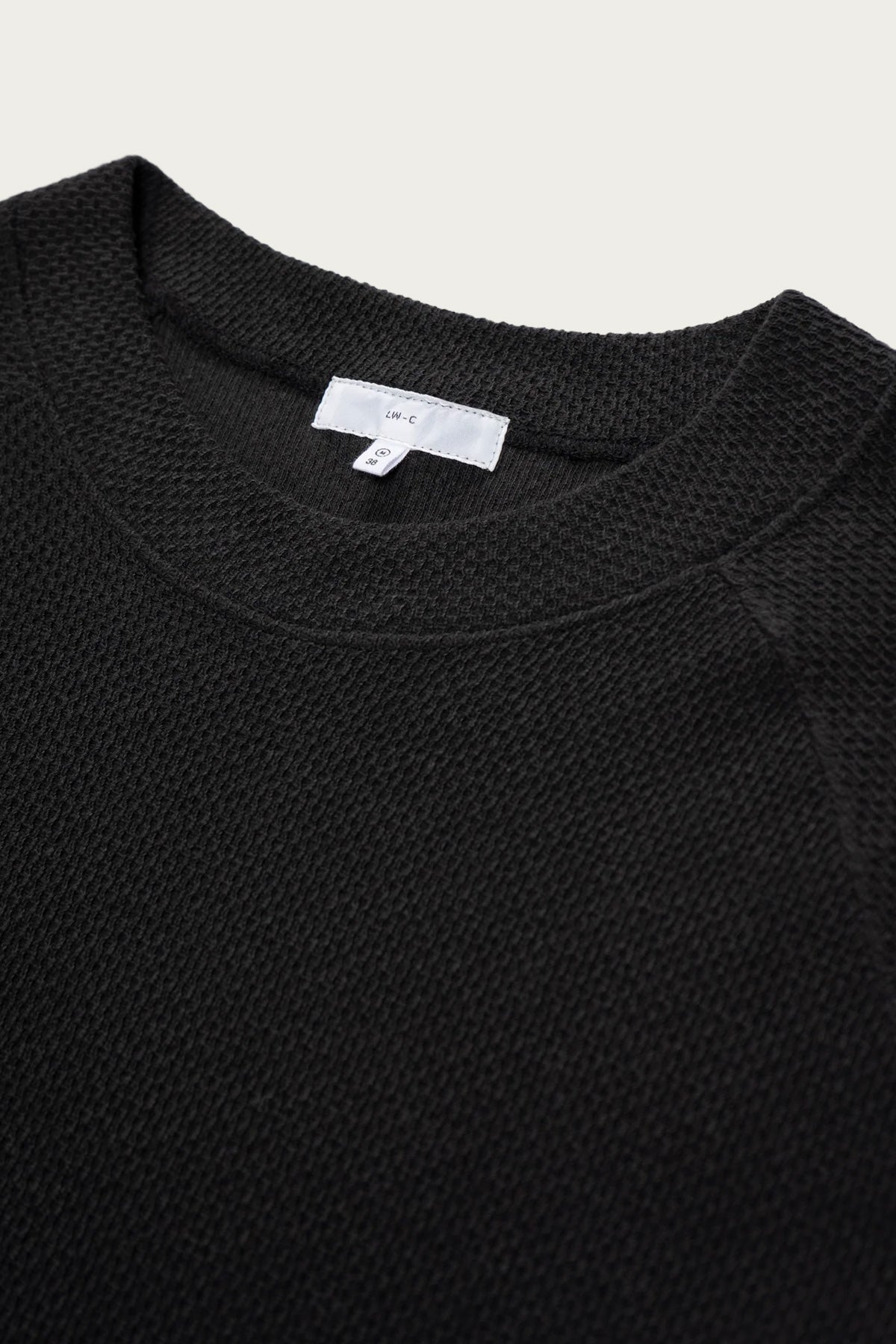 Lady White Co. - Raglan Thermal - Charcoal Pigment - Canoe Club