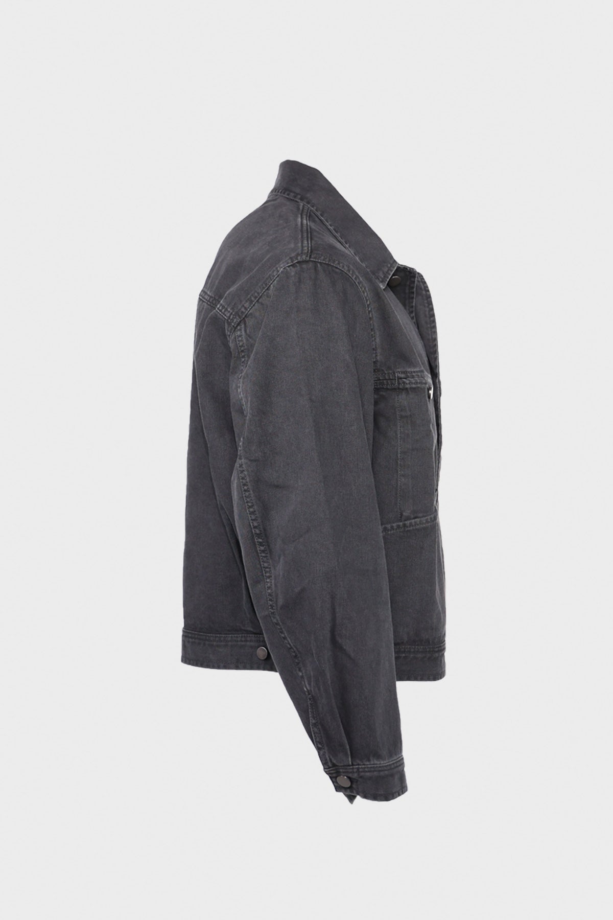 Lemaire - 4 Pocket Blouson - Denim Soft Bleached Black - Canoe Club