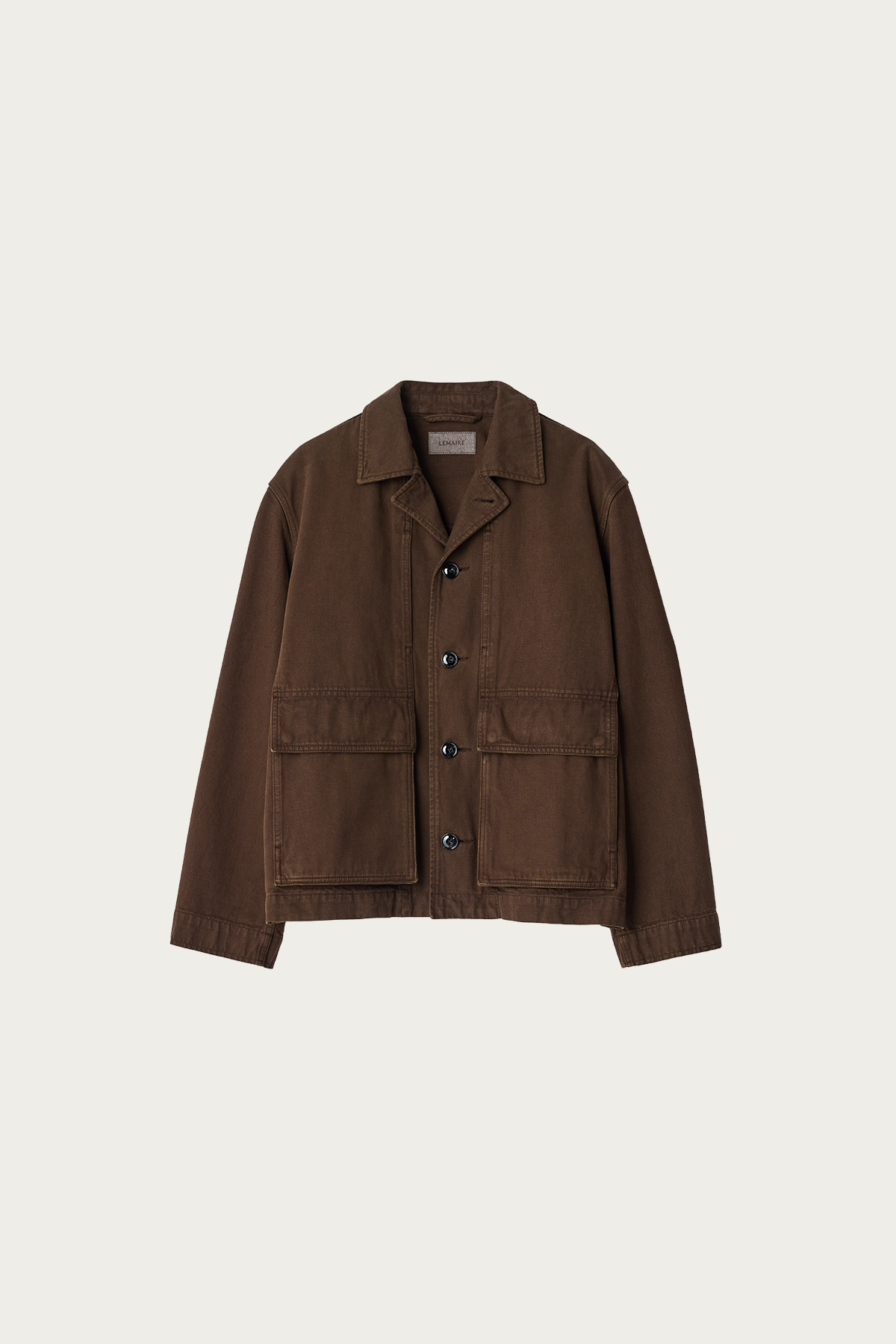 Lemaire - Boxy Jacket - Ristretto - Canoe Club