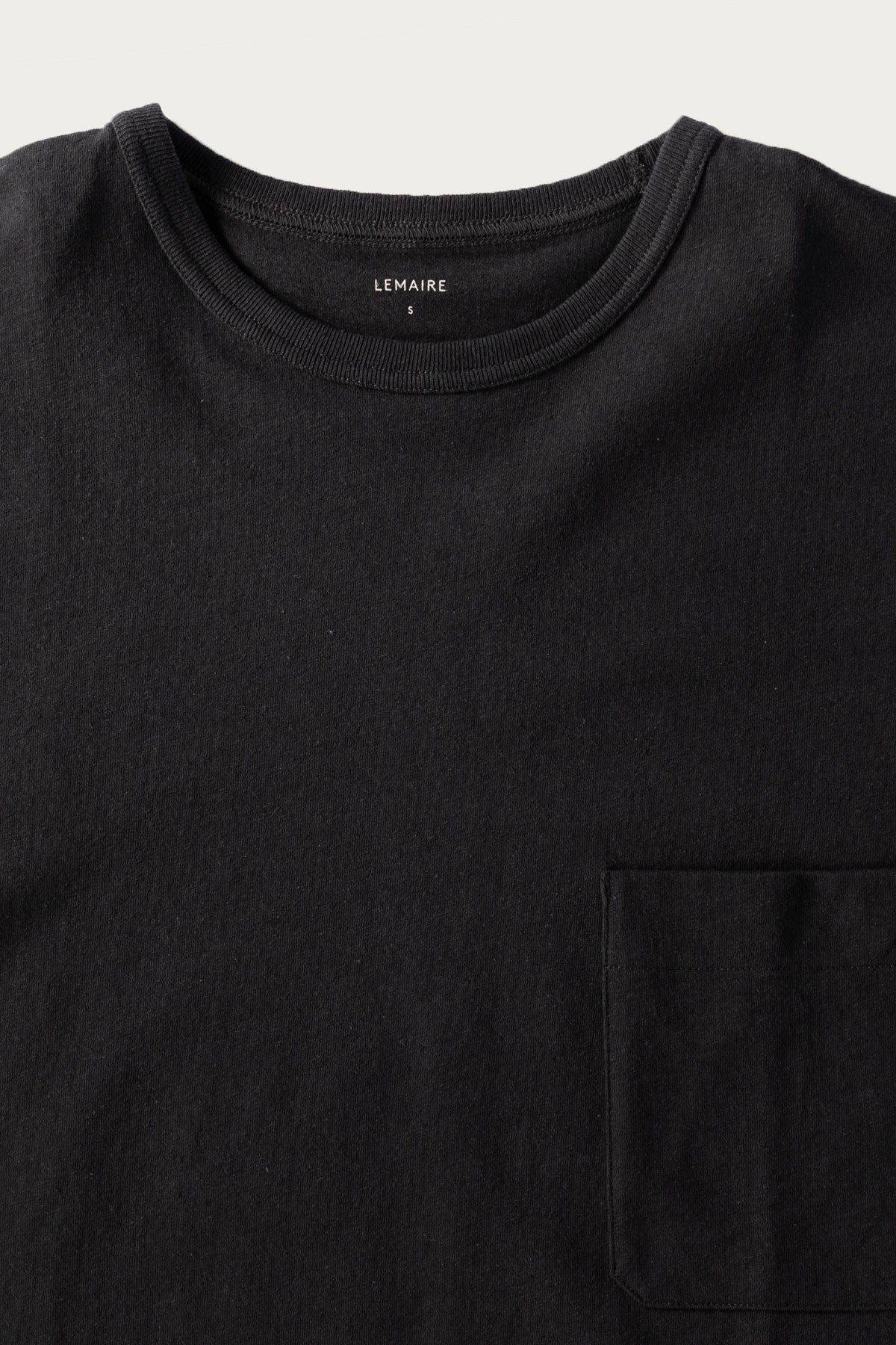 Lemaire - Boxy SS T-Shirt - Jet Black - Canoe Club