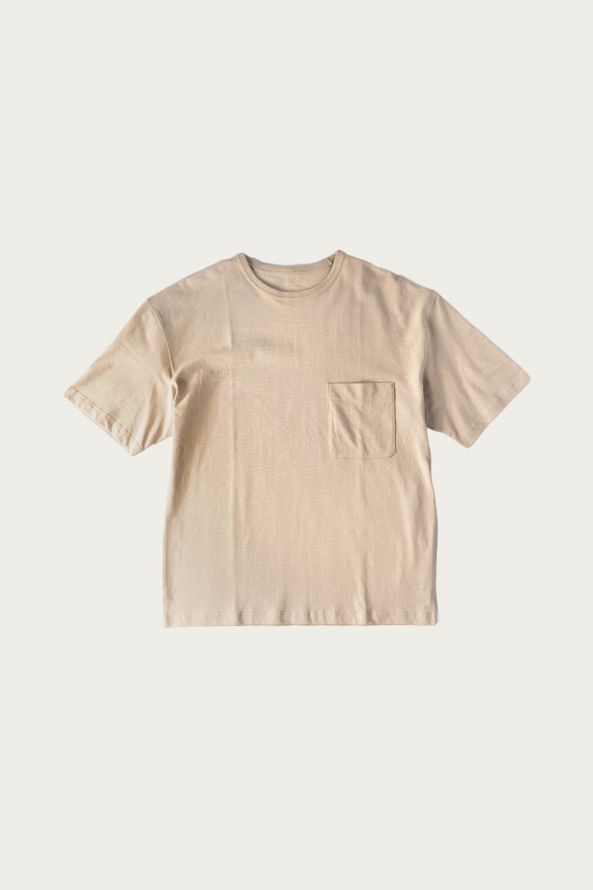Lemaire - Boxy SS T-Shirt - Warm Beige - Canoe Club