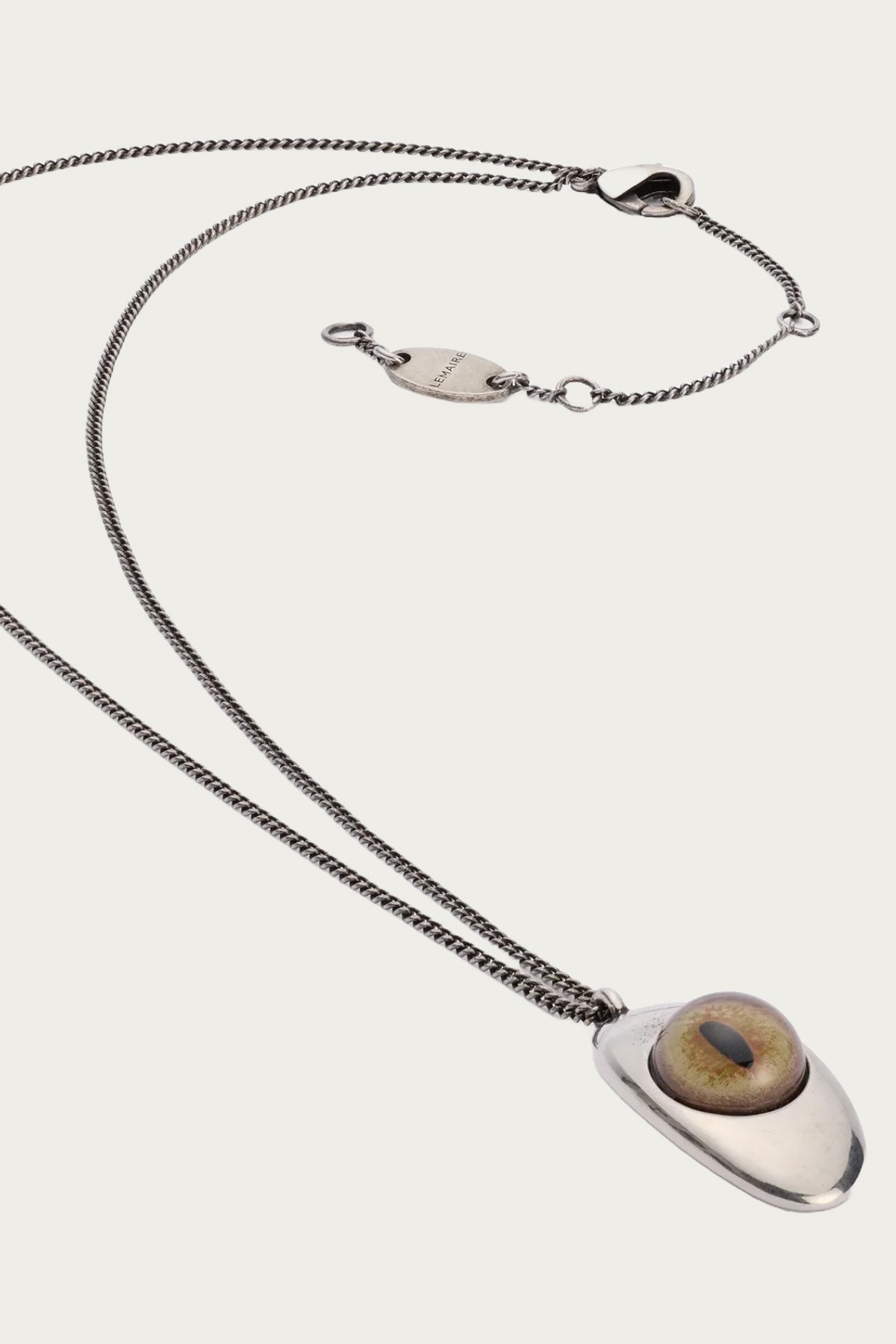 Lemaire - Cat Eye Pendant Necklace - Light Chestnut - Canoe Club