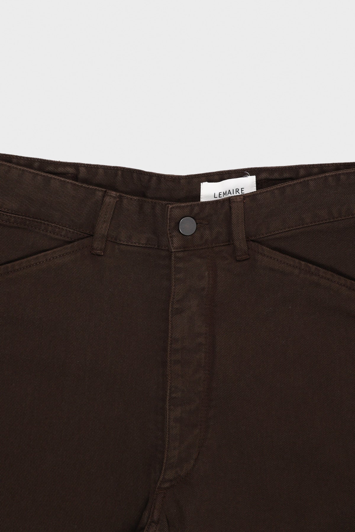 Lemaire - Curved 5 Pocket Pants - Espresso - Canoe Club