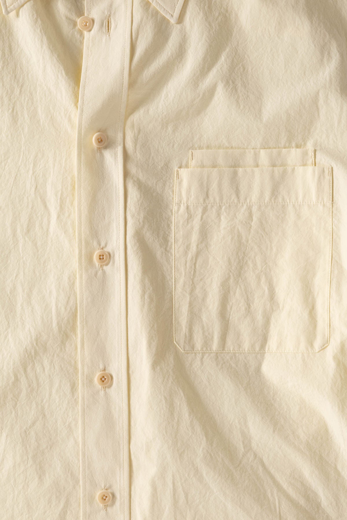 Lemaire - Double Pocket Shirt - Almond Milk - Canoe Club