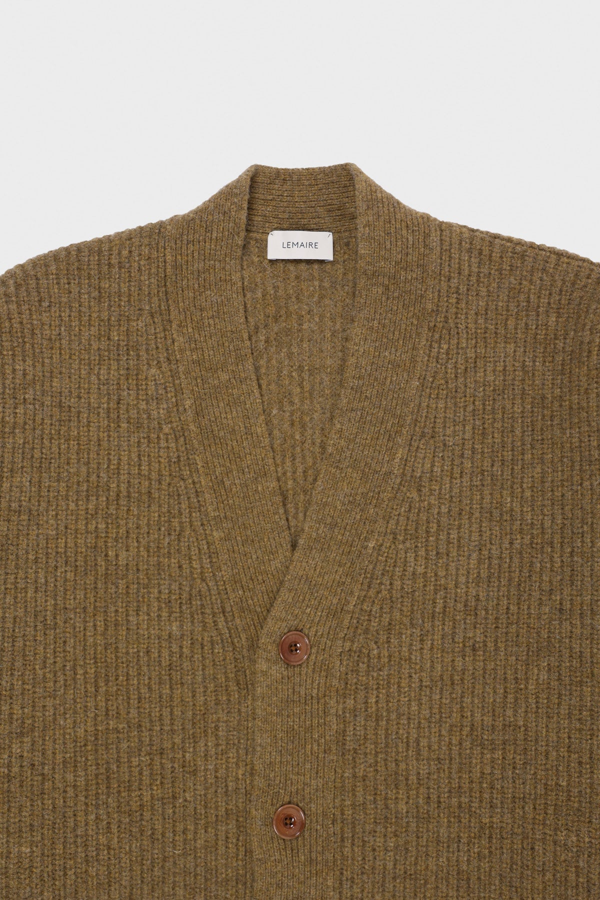 Lemaire - Felted Cardi Coat - Dark Mustard - Canoe Club