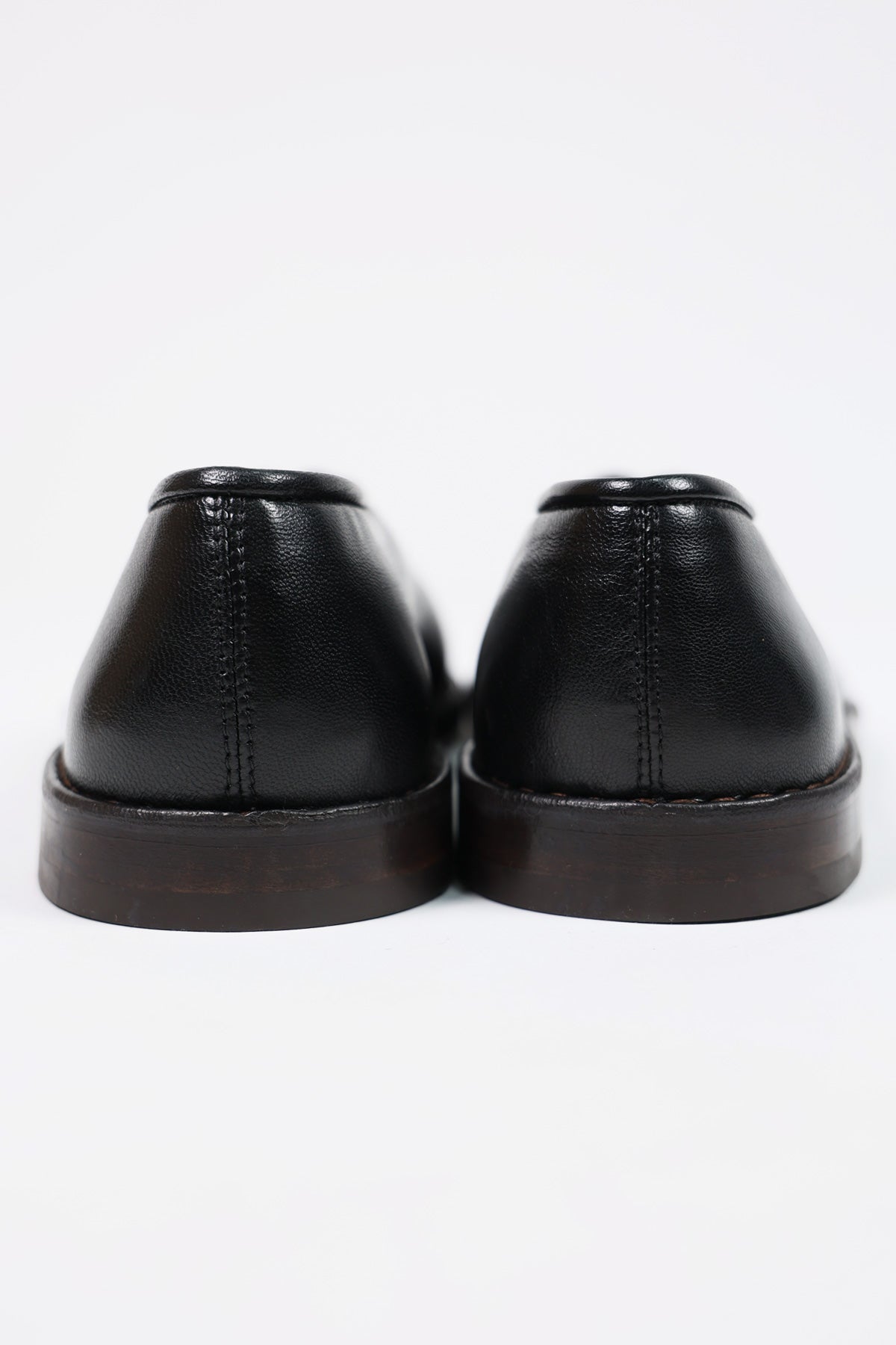 Lemaire - Flat Piped Slippers - Black - Canoe Club