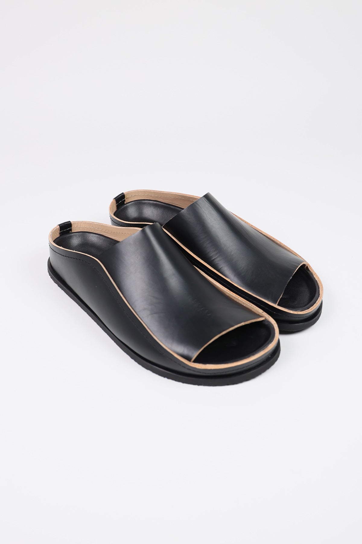 Lemaire - Fussbett Sandals - Black - Canoe Club