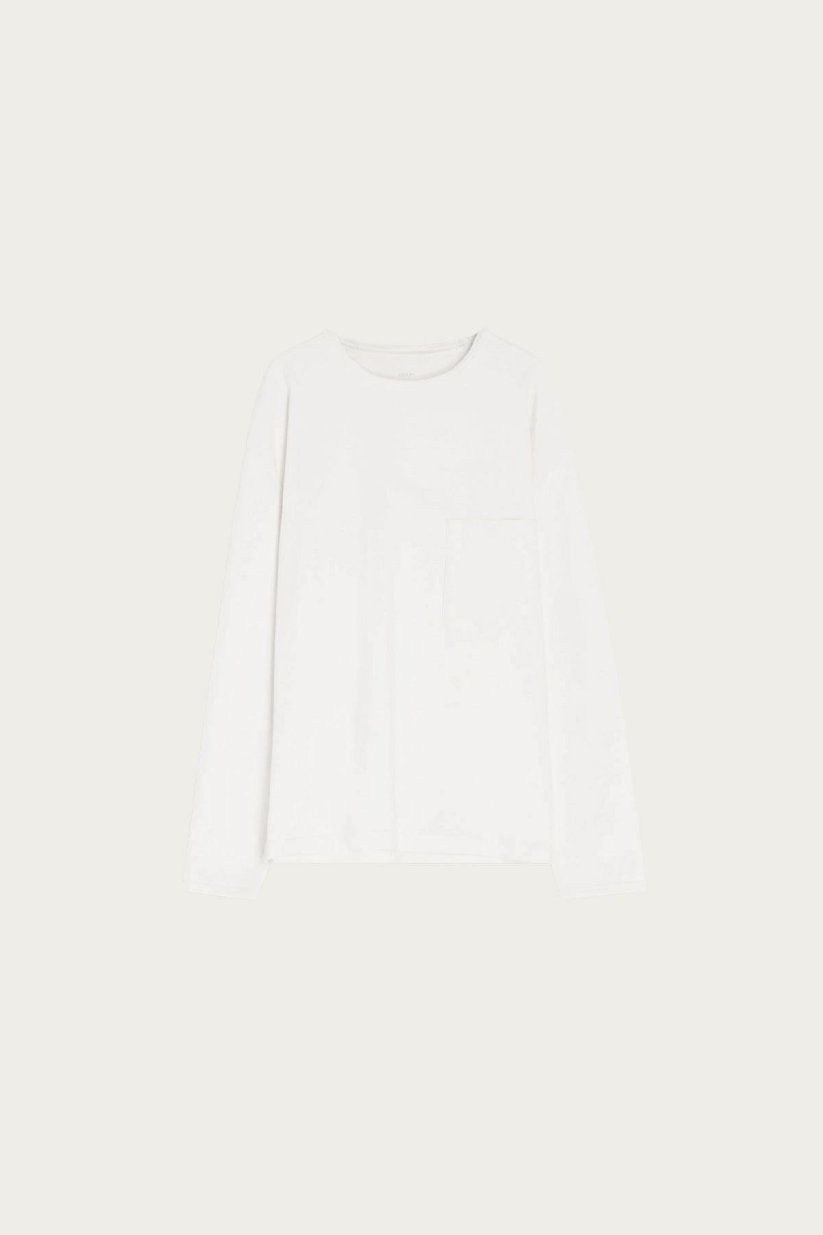 Lemaire - Long Sleeve T-Shirt - Light Cream - Canoe Club