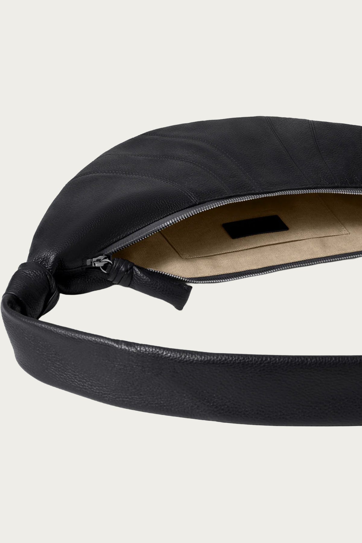 Lemaire - Medium Croissant Bag - Black - Canoe Club