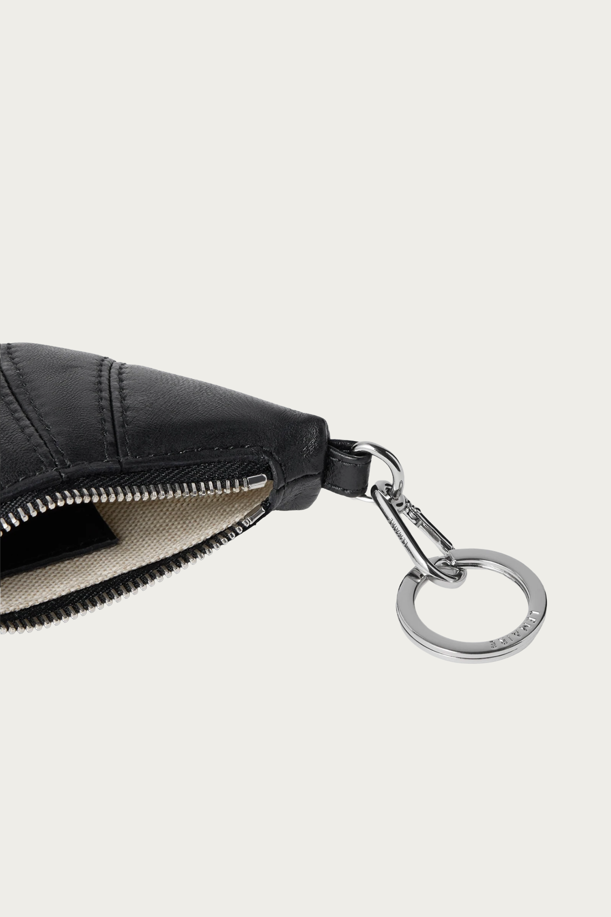Lemaire - Mini Croissant Keyring - Black - Canoe Club