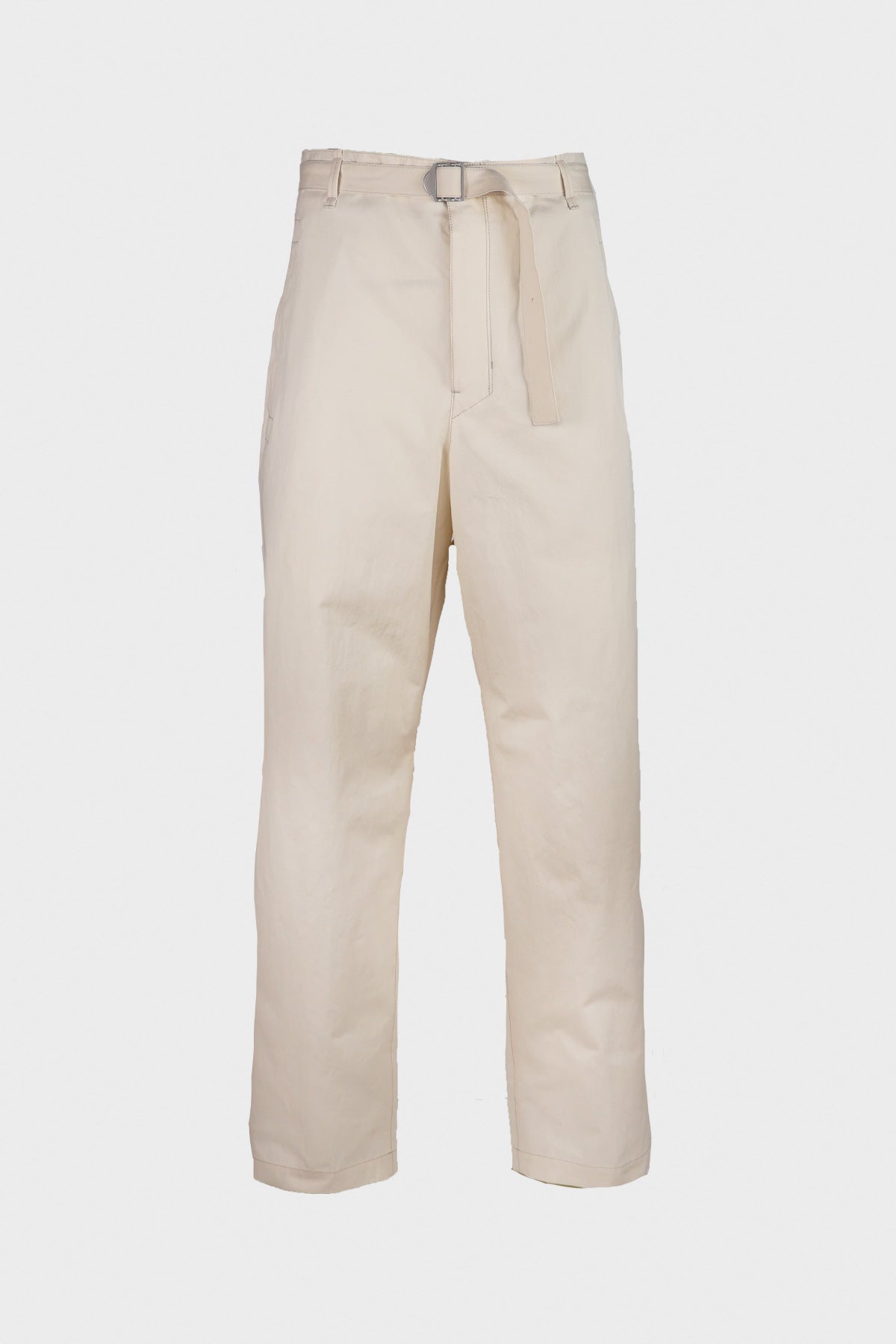Lemaire - Seamless Belted Pants - Pale Ecru - Canoe Club