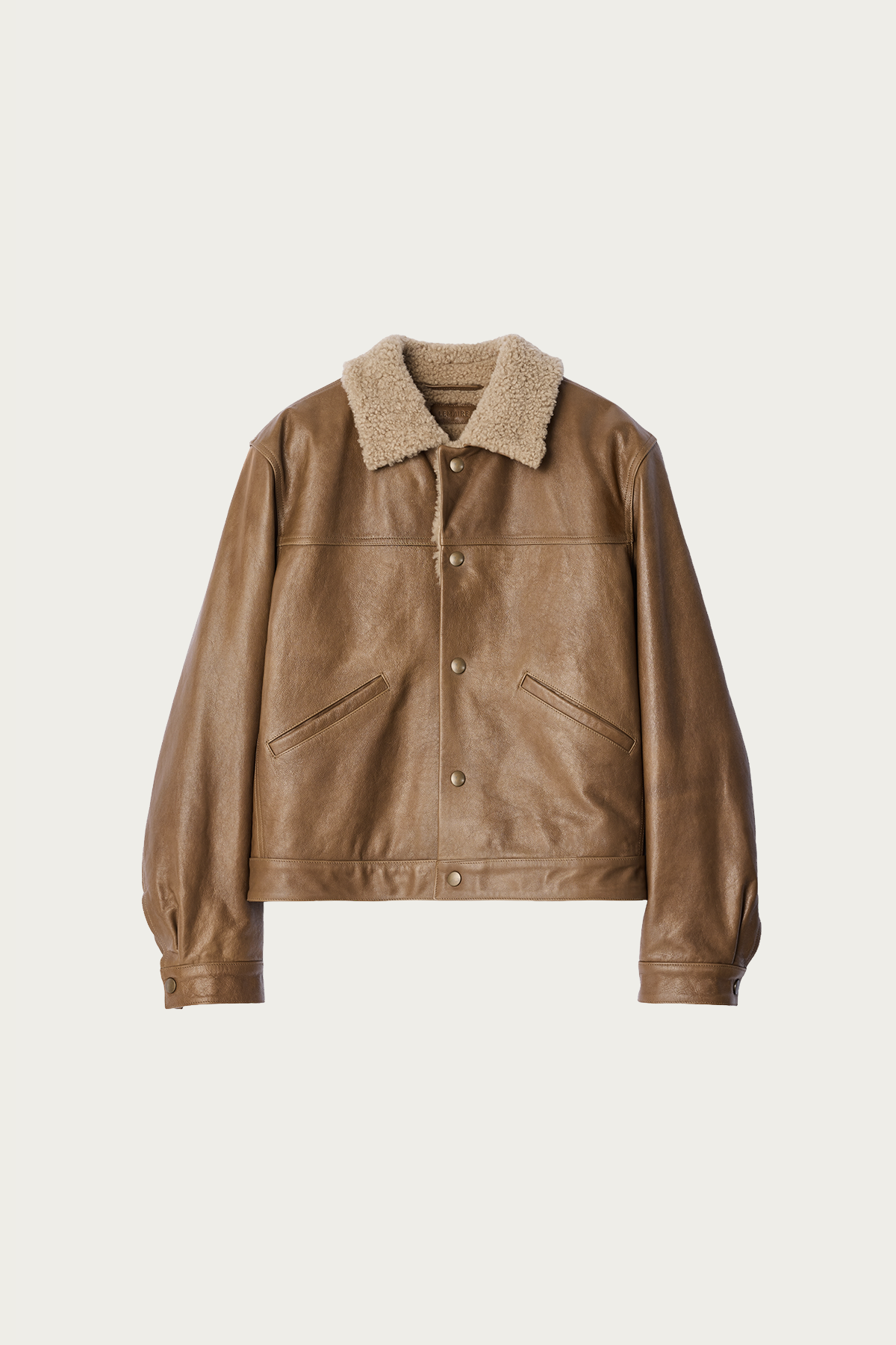 Lemaire - Shearling Trucker Jacket - Ochre - Canoe Club