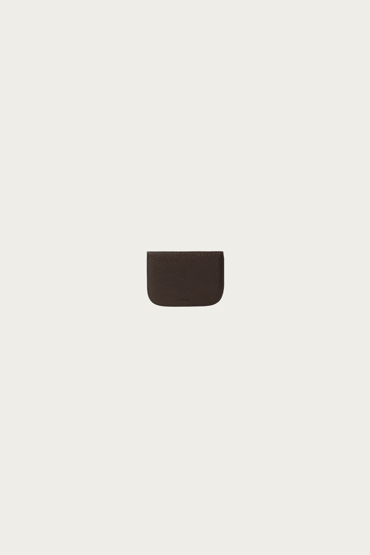 Lemaire - Soft Tab Card Holder - Dark Chocolate - Canoe Club