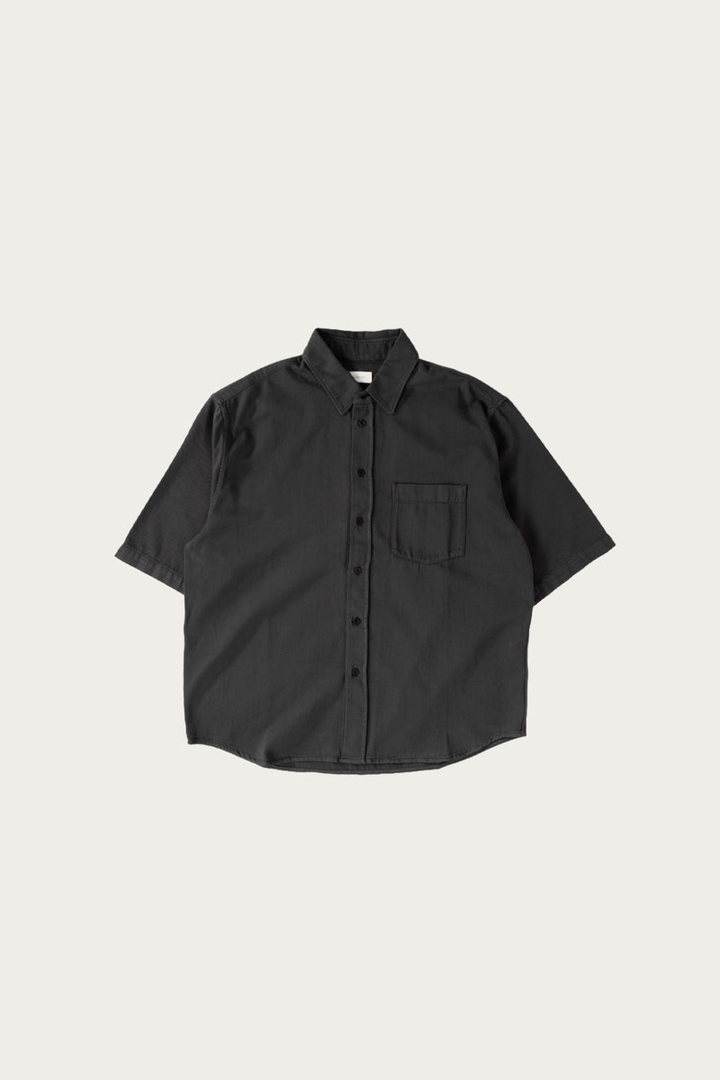 LEMAIRE 21SS 半袖シャツ Lemaire SS Denim Shirt | Carbon Blue | Canoe Club
