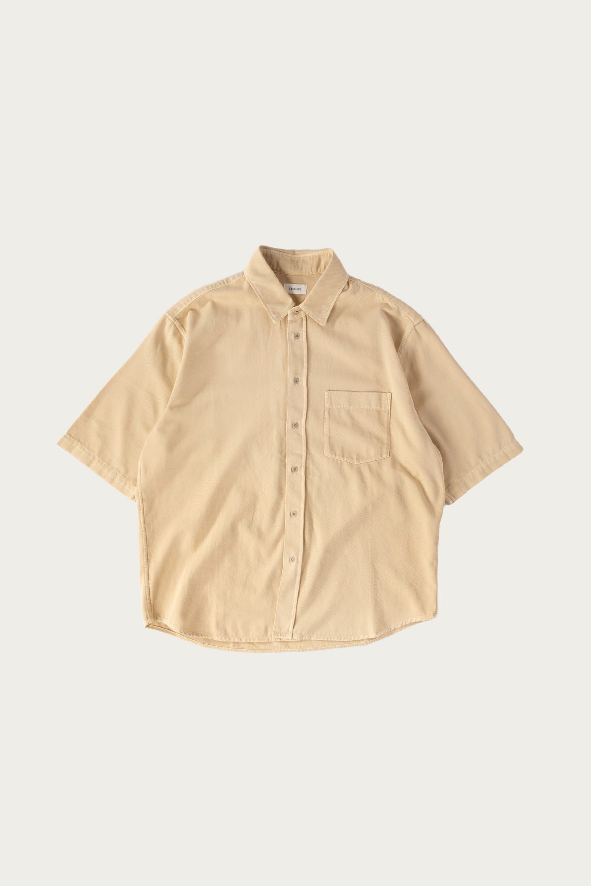 Lemaire - SS Denim Shirt - Custard - Canoe Club