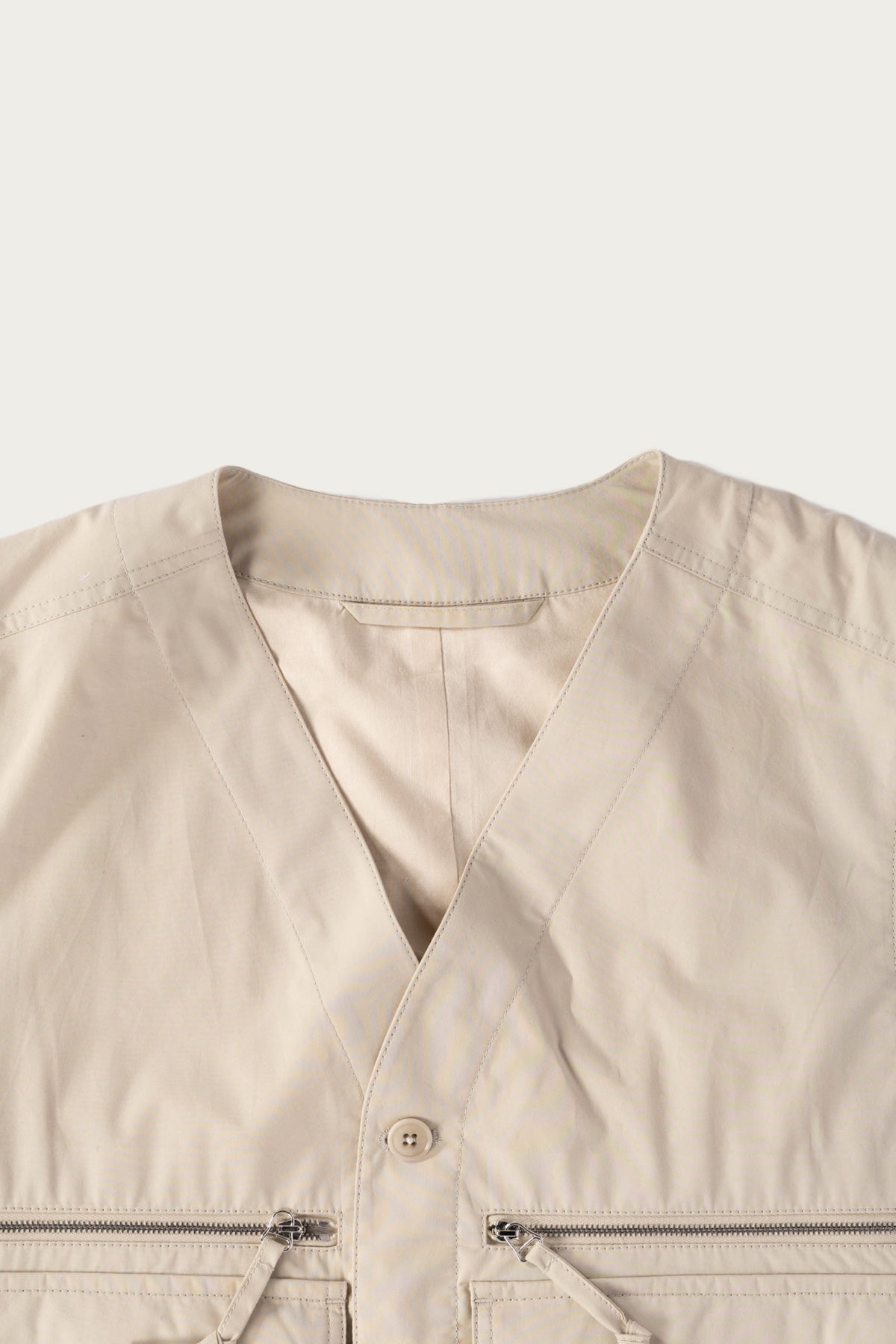 Lemaire - Technical Gilet - Stone Beige - Canoe Club