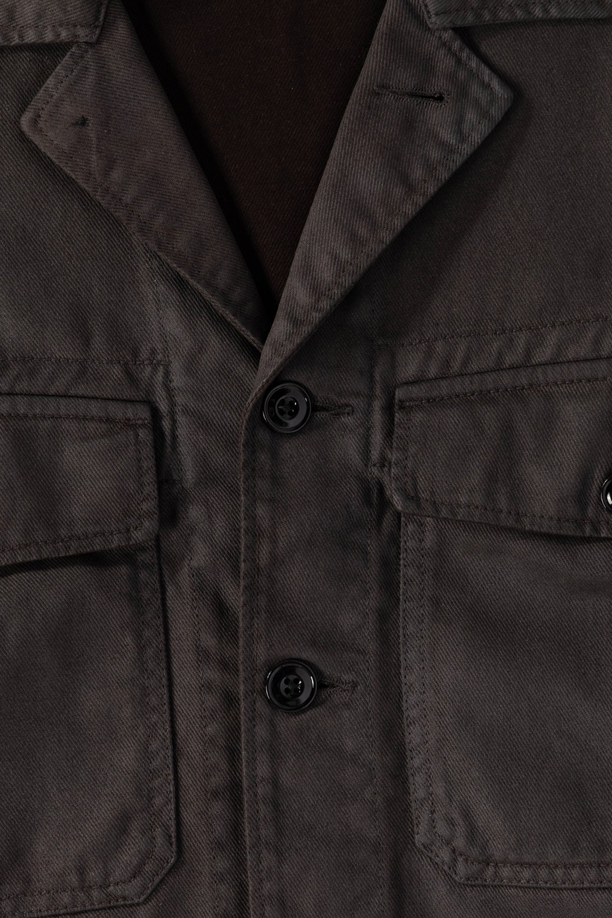 Lemaire - Trucker Jacket - Dark Chocolate - Canoe Club