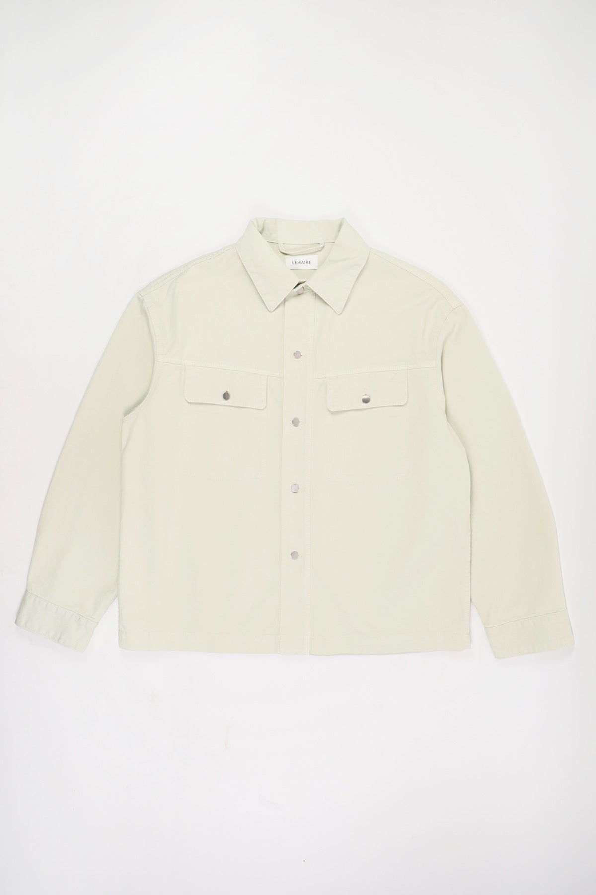 Lemaire - Trucker Overshirt - Light Sage - Canoe Club
