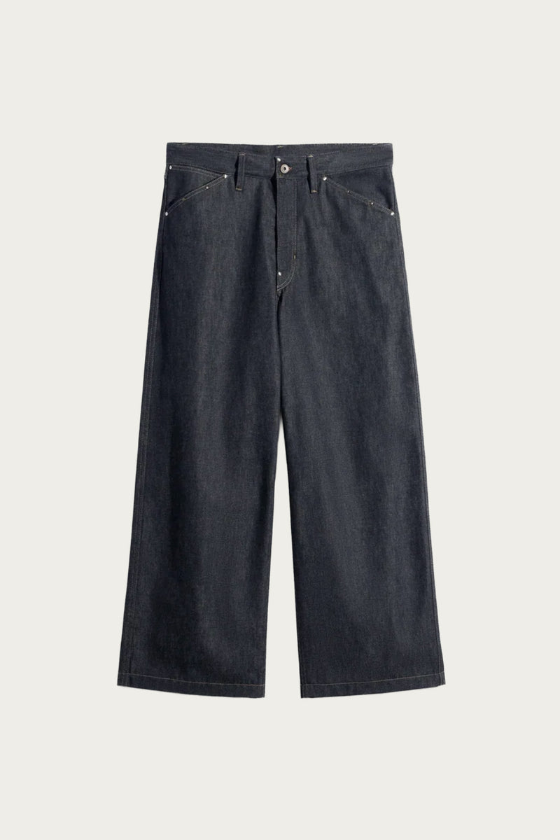 Lemaire Wide Pants w/ Studs | Slate | Canoe Club