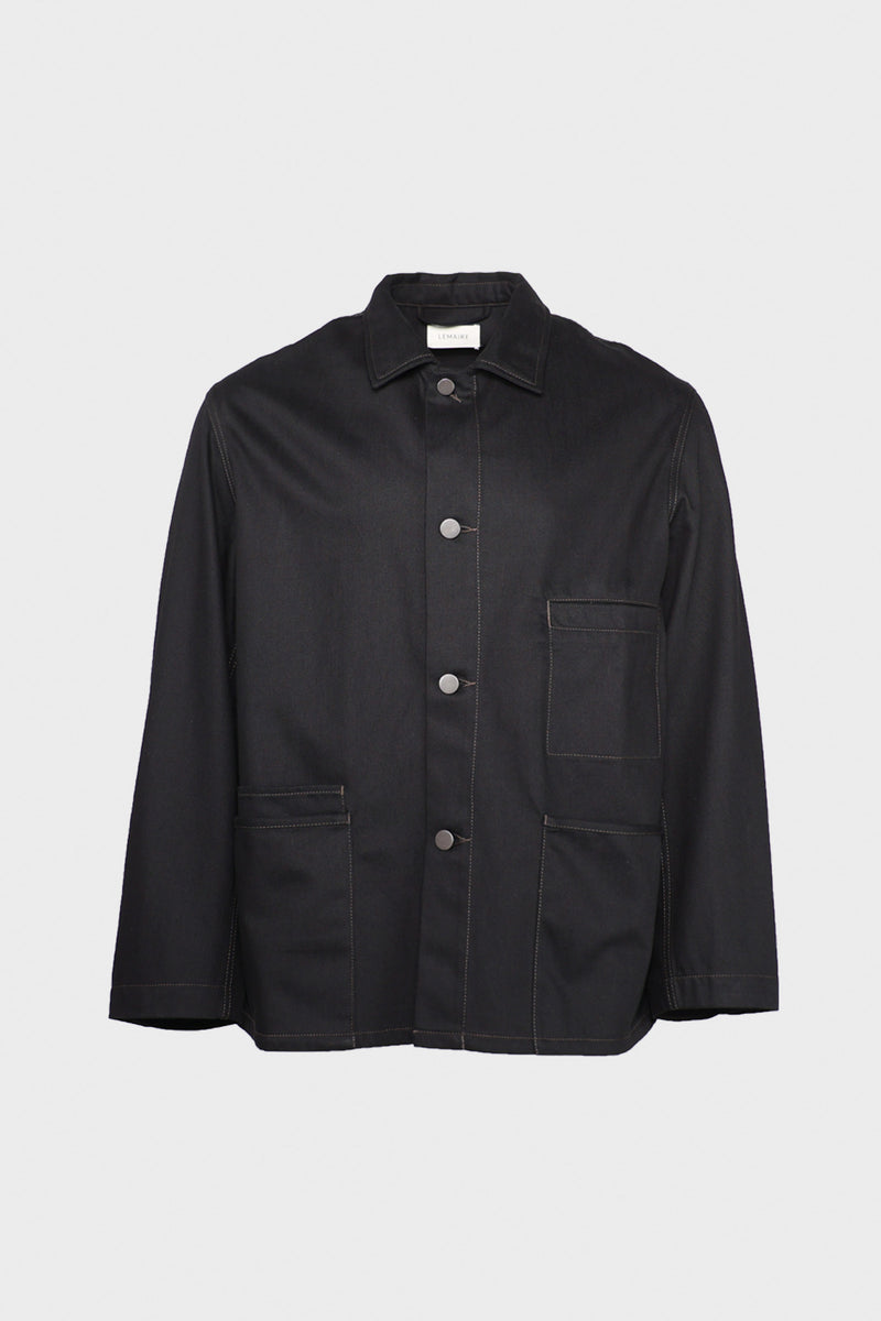 Lemaire Workwear Jacket | Black | Canoe Club