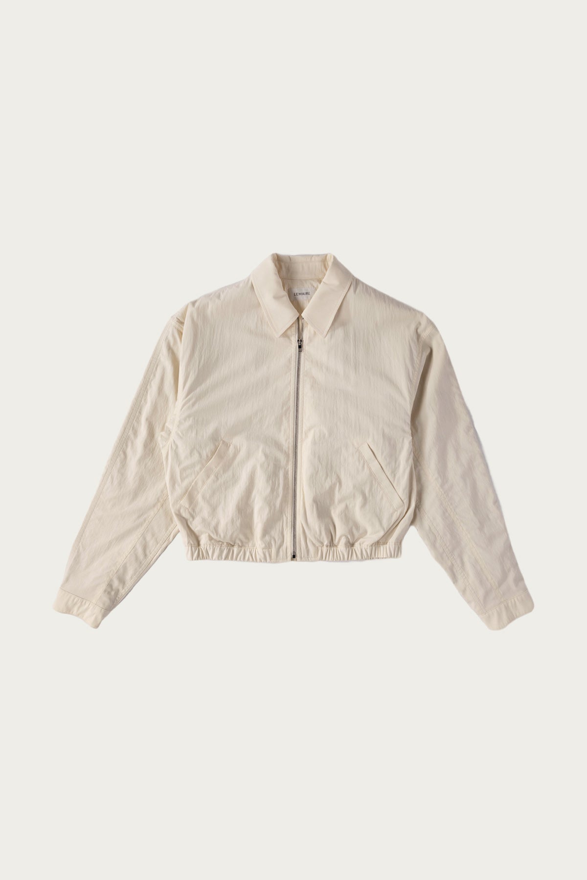 Lemaire - Zipped Blouson - Creamy White - Canoe Club