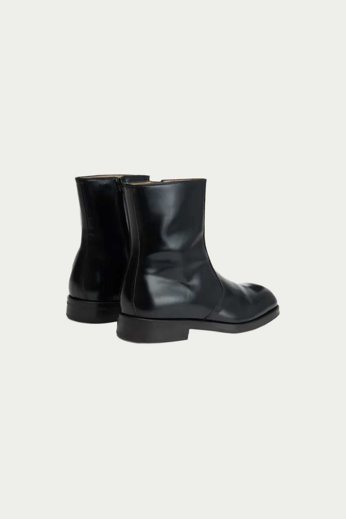 Lemaire - Zipped Boots - Black - Canoe Club