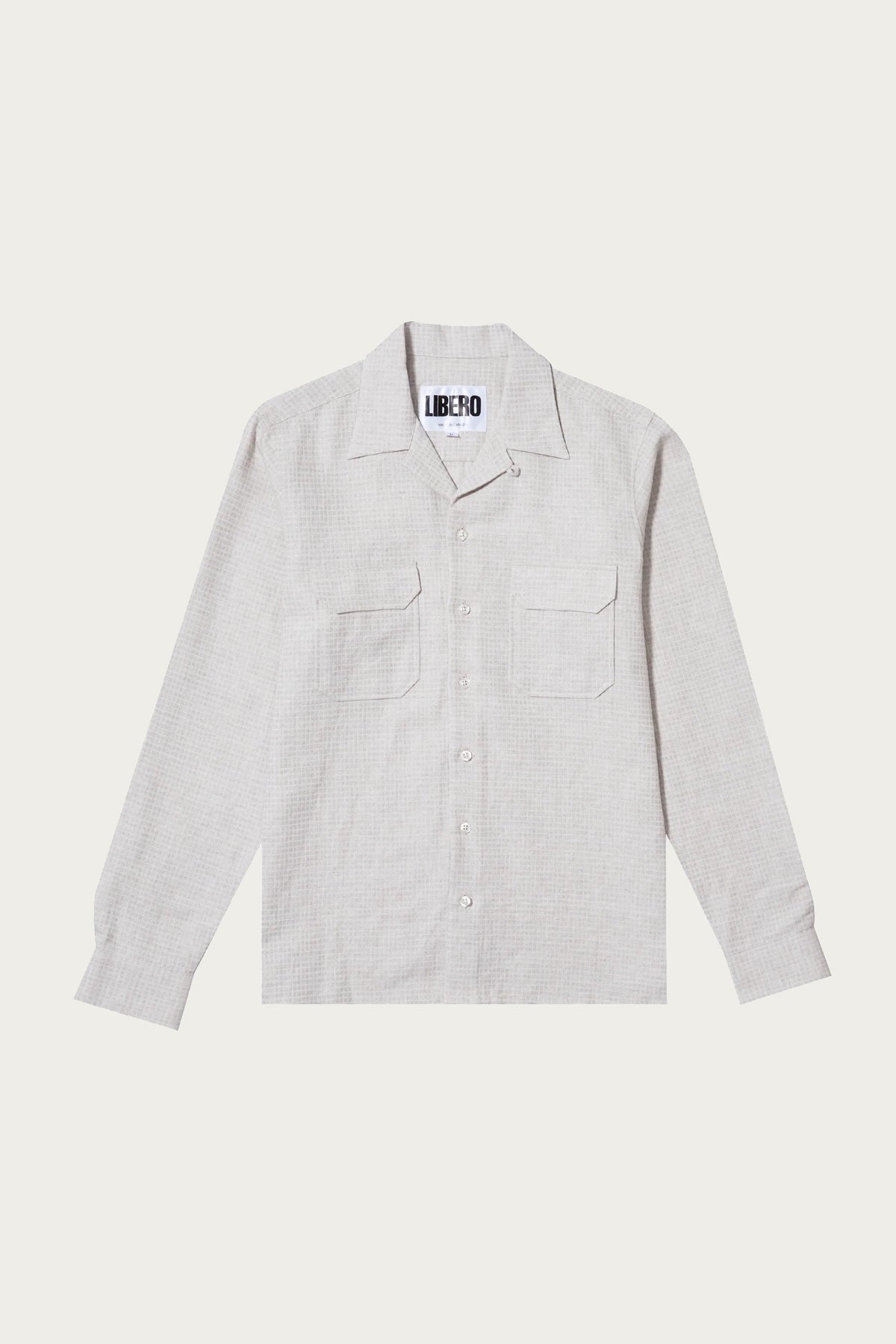 Libero - Brodo LS Shirt - Cream - Canoe Club