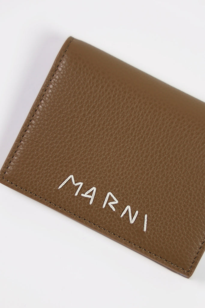 Marni - Bifold Leather Wallet - Tan - Canoe Club