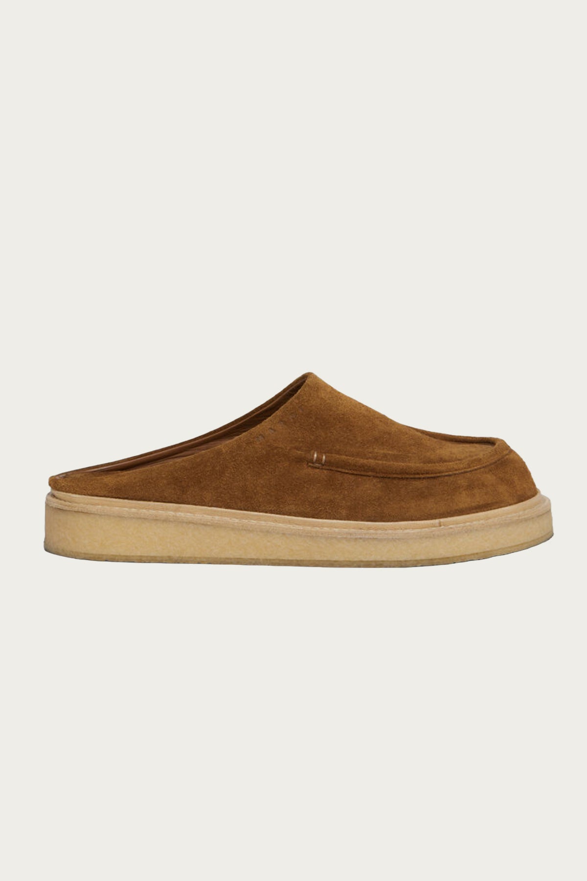Marni - Suede Sabot - Brown - Canoe Club