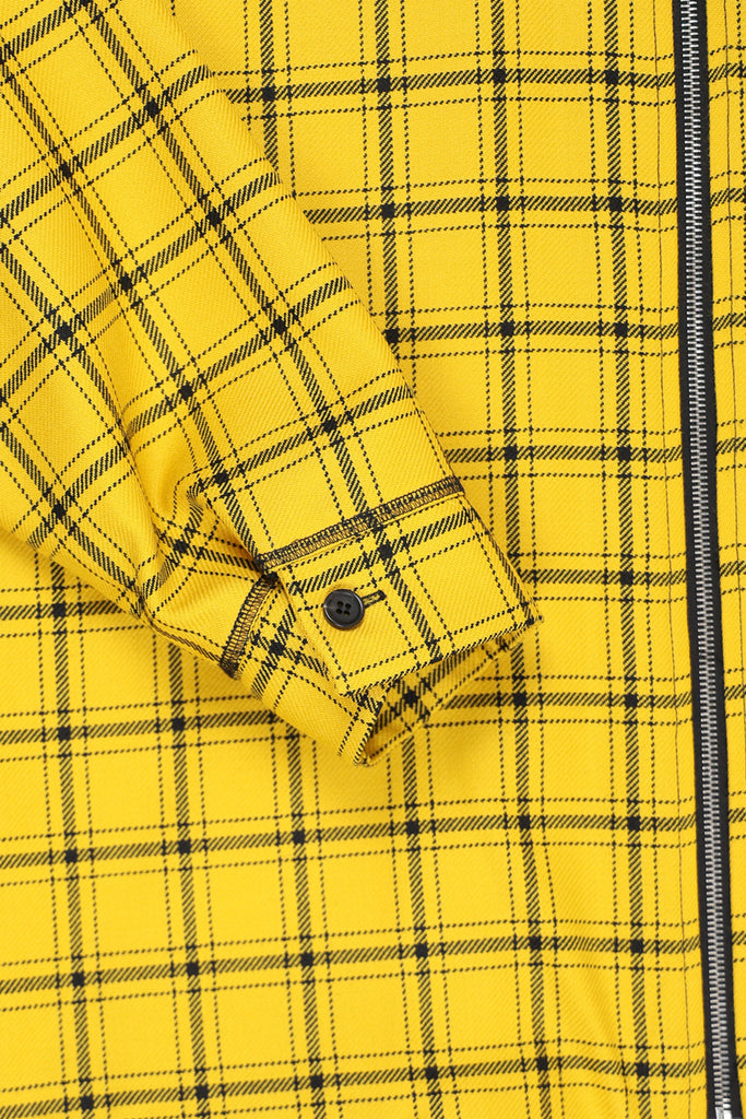 Marni - Checked Wool Jacket - Yellow - Canoe Club