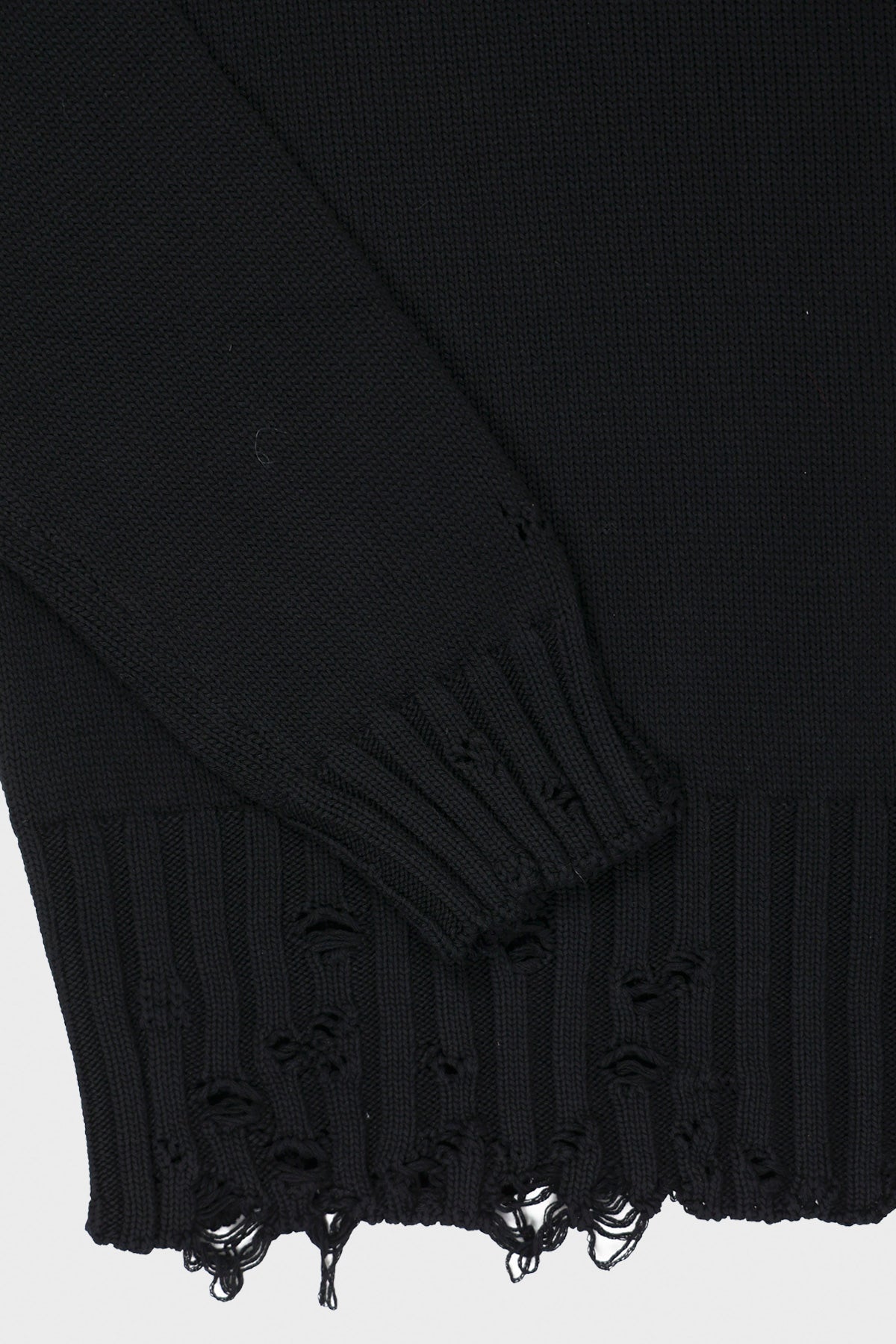 Marni - Dishevelled Cotton Sweater - Black - Canoe Club